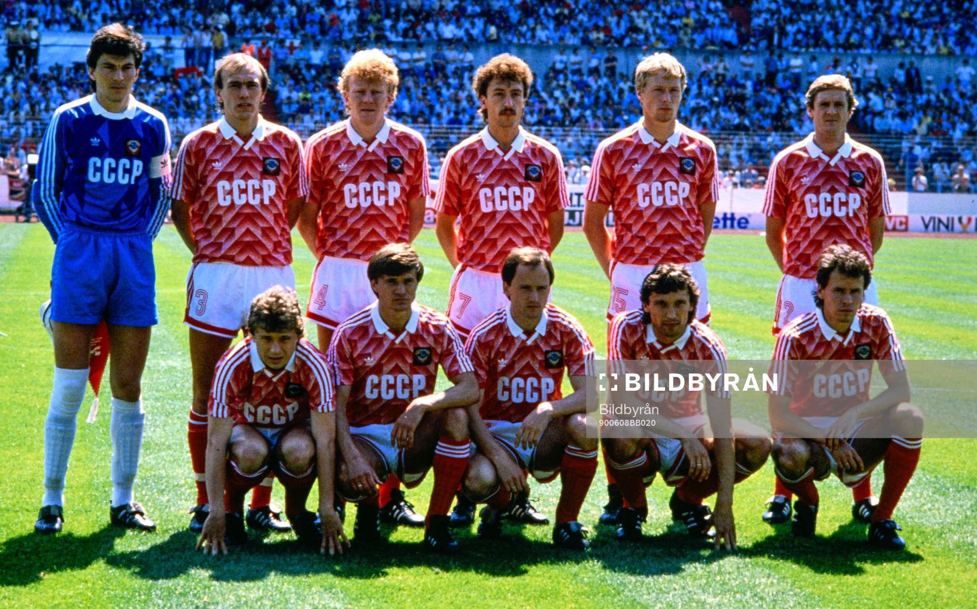 Fotboll, VM 1990, Lagbilder: Sovjetunionen.
