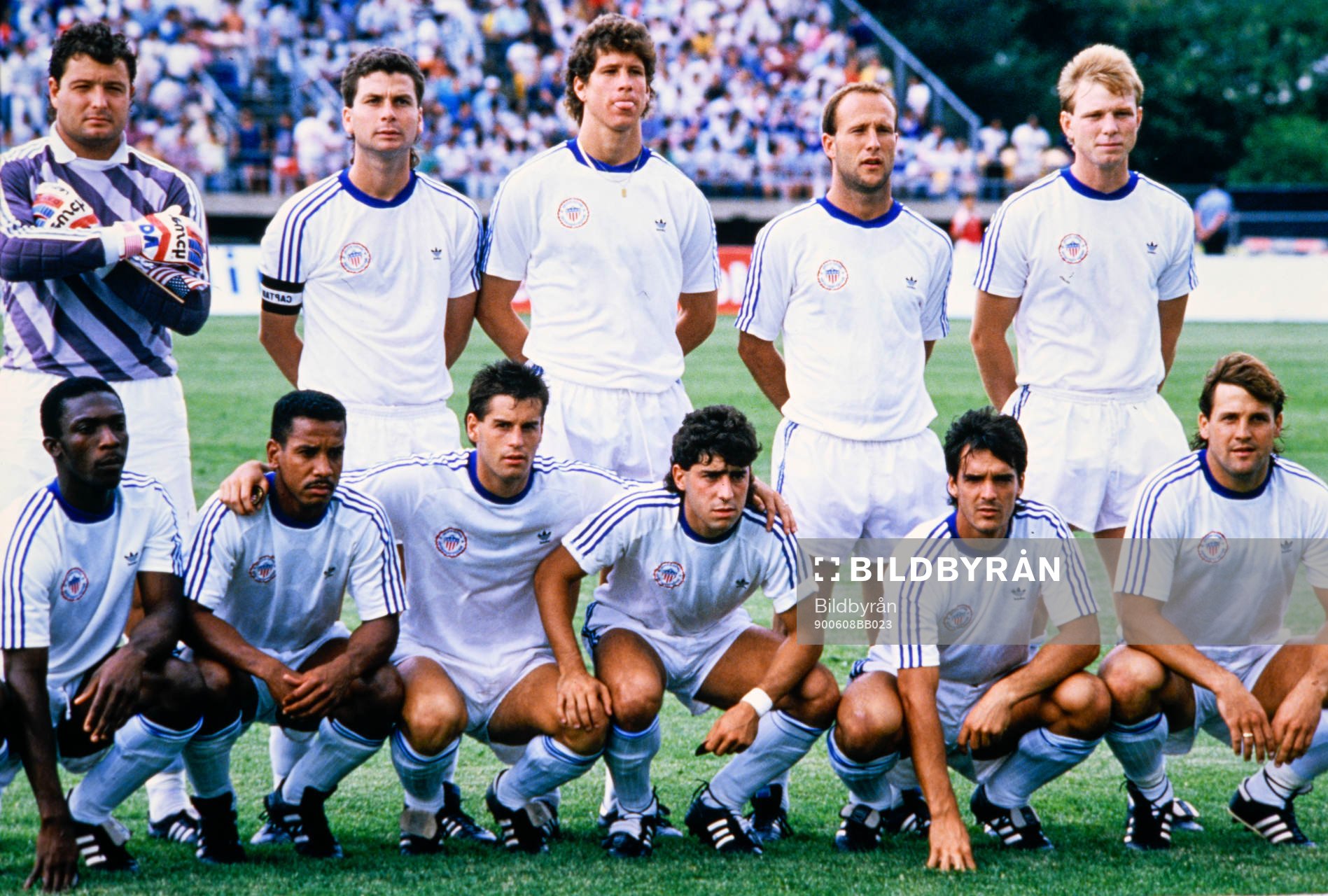 Fotboll, VM 1990, Lagbilder: USA.