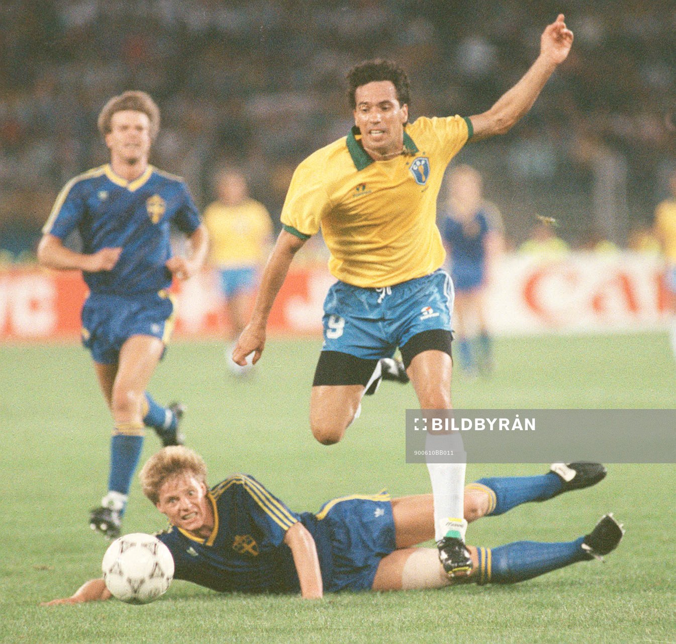 Stefan Schwarz, Sverige och Careca, Brasilien