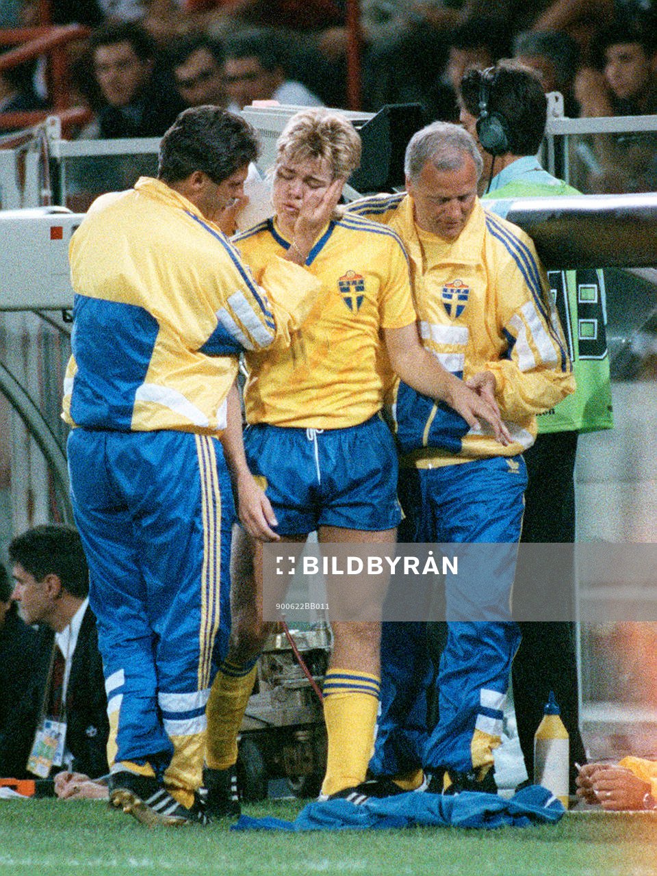 Olle Nordin, Förbundskapten och Tomas Brolin, Sverige