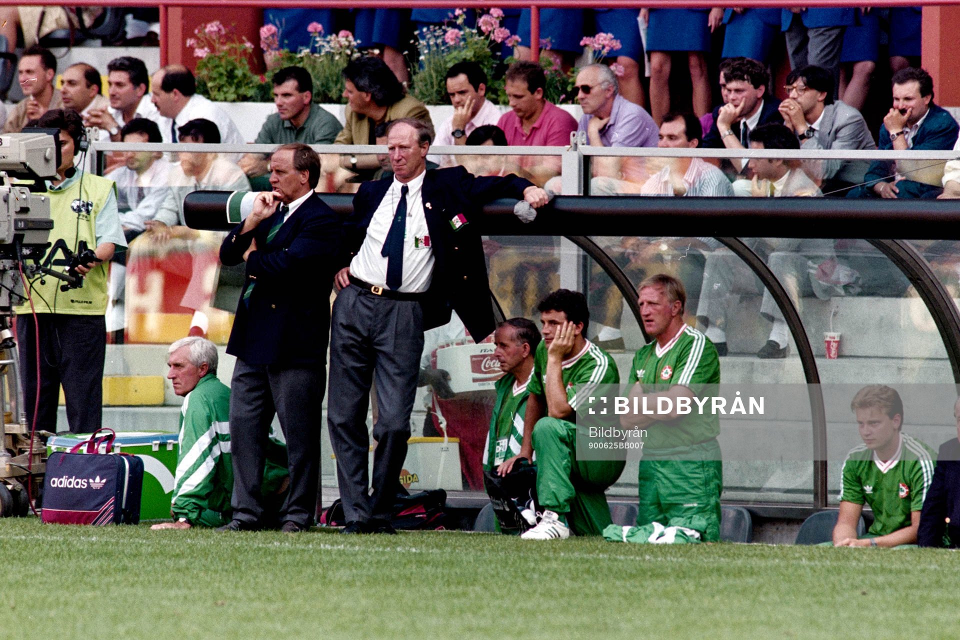  Jackie Charlton, förbundskapten, Irland.
© Bildbyrån - VM90