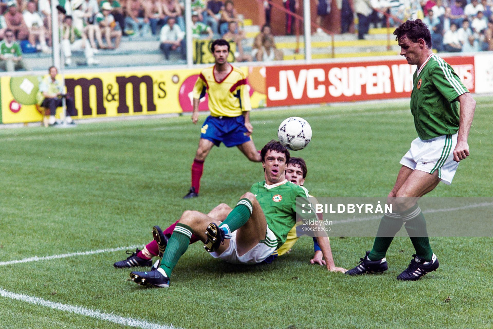 Irlands David O'Leary på ändan