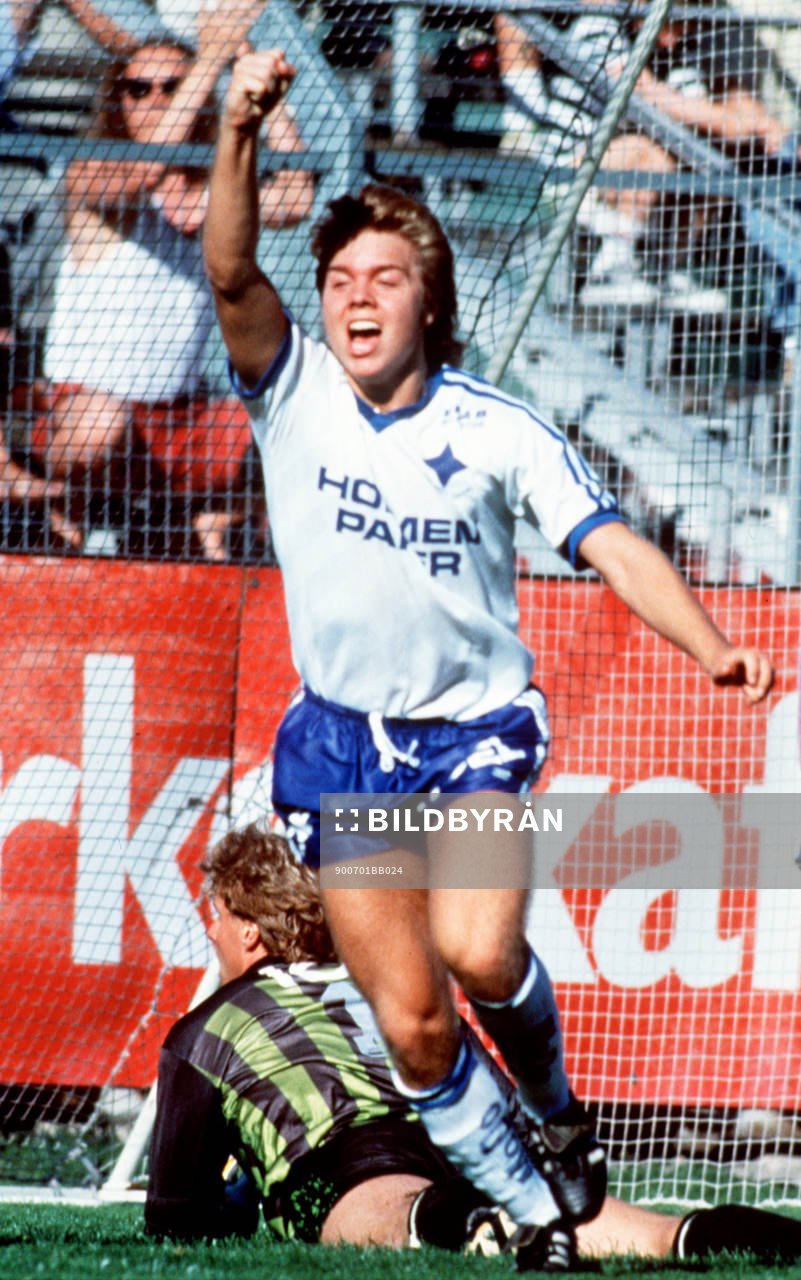 Fotboll, Allsvenskan, Tomas Brolin, Norrköping, jubel