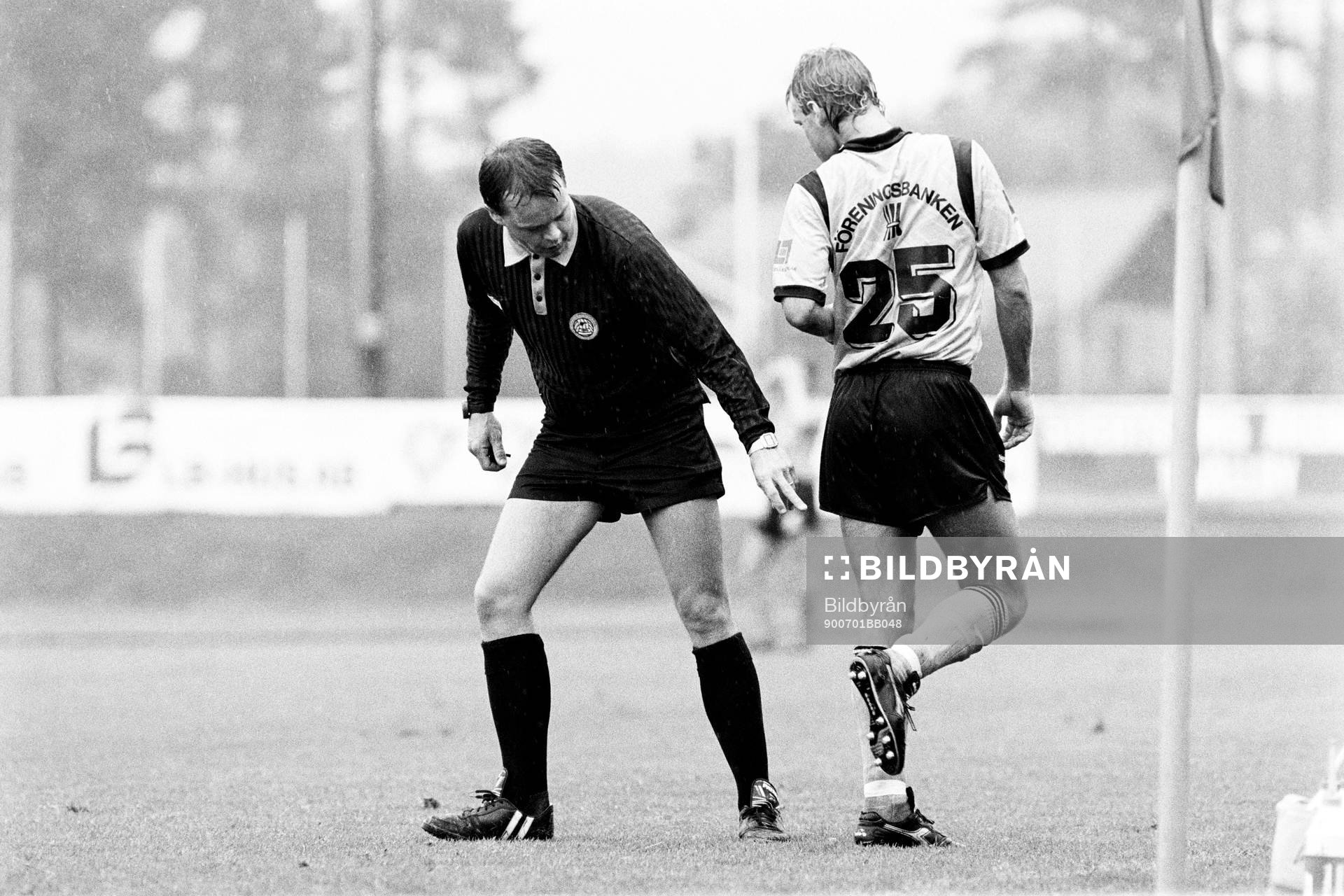 Sten Johanzon, Domare och Tony Frantz, Mjällby