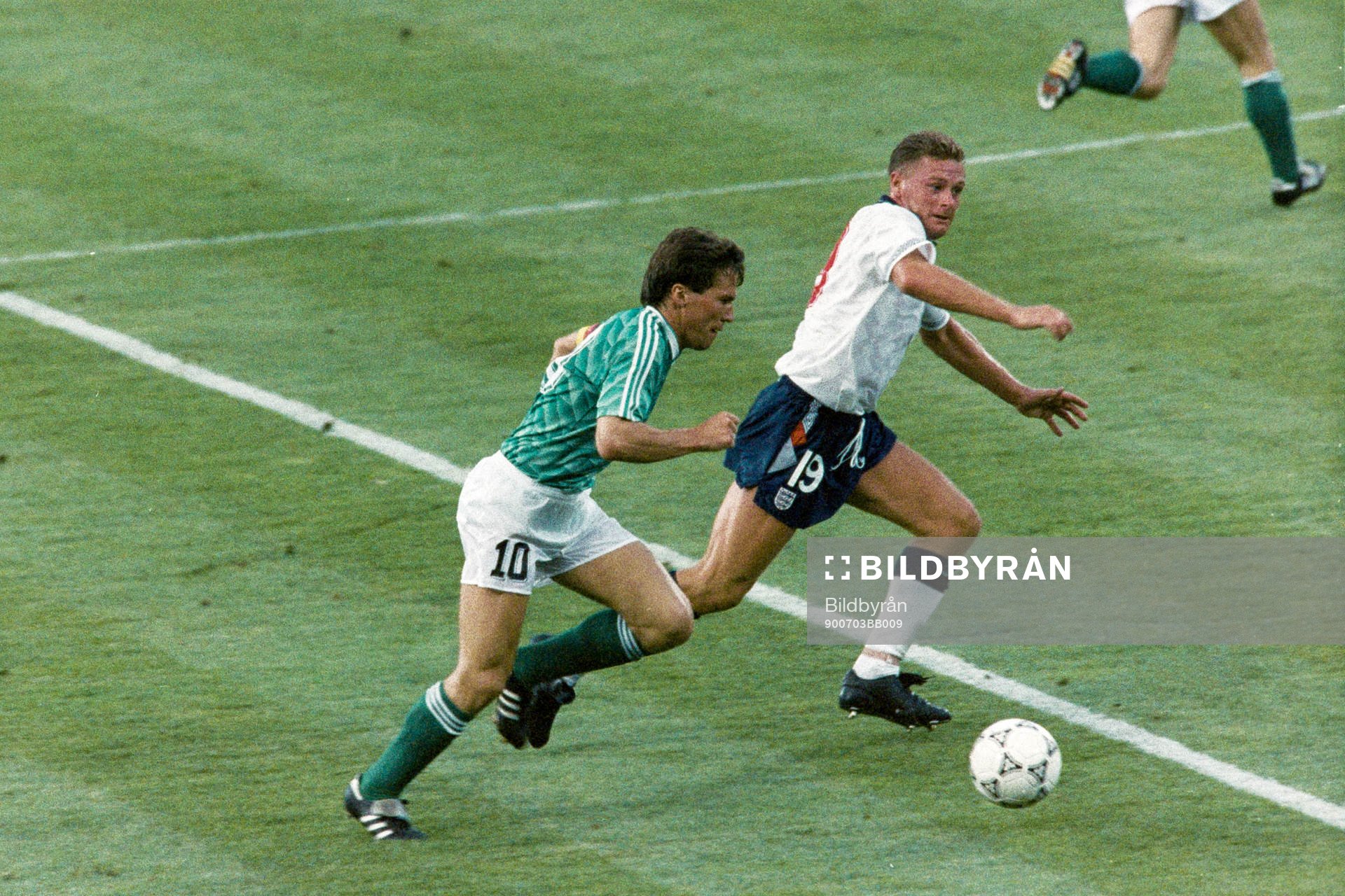Paul Gascoigne, England och Lothar Matthäus, Västtyskland