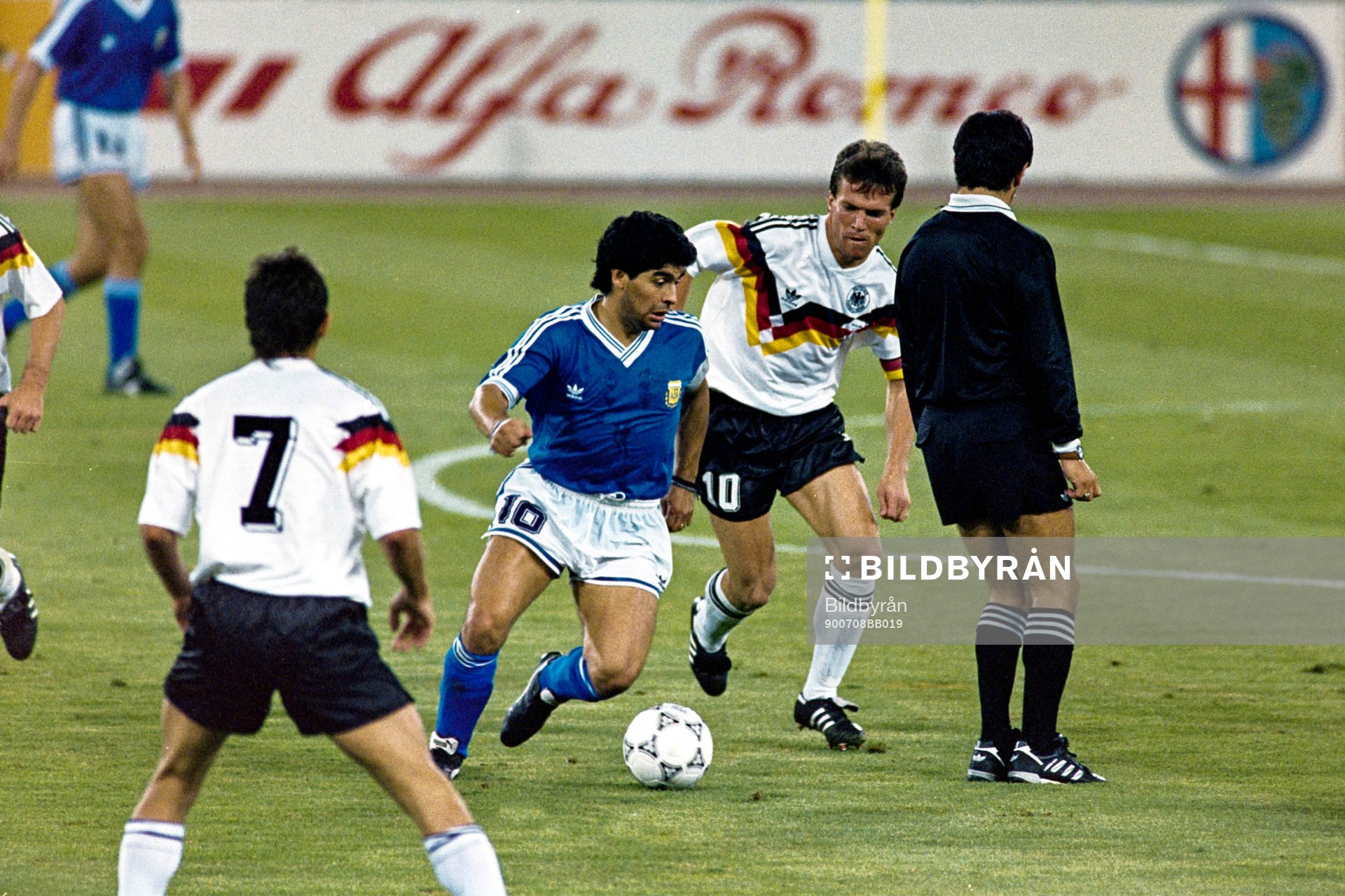 Diego Maradona, Argentina och Lothar Matthäus,