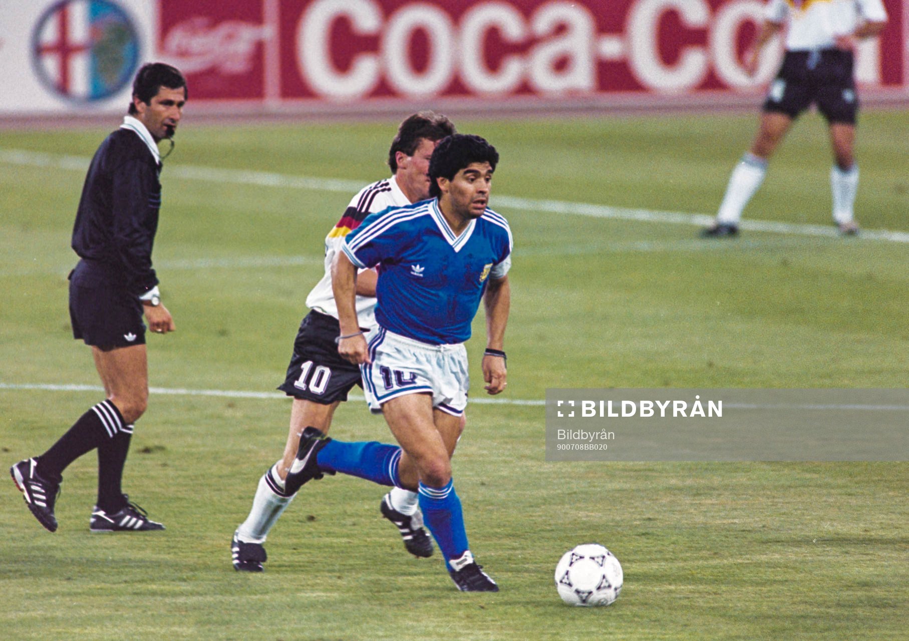  Diego Maradona, Argentina och Lothar Matthäus, Västtyskland.