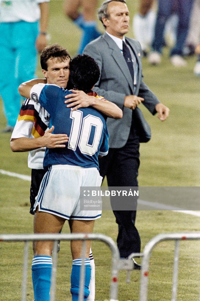 Lothar Matthäus, Västtyskland och Diego Maradona,