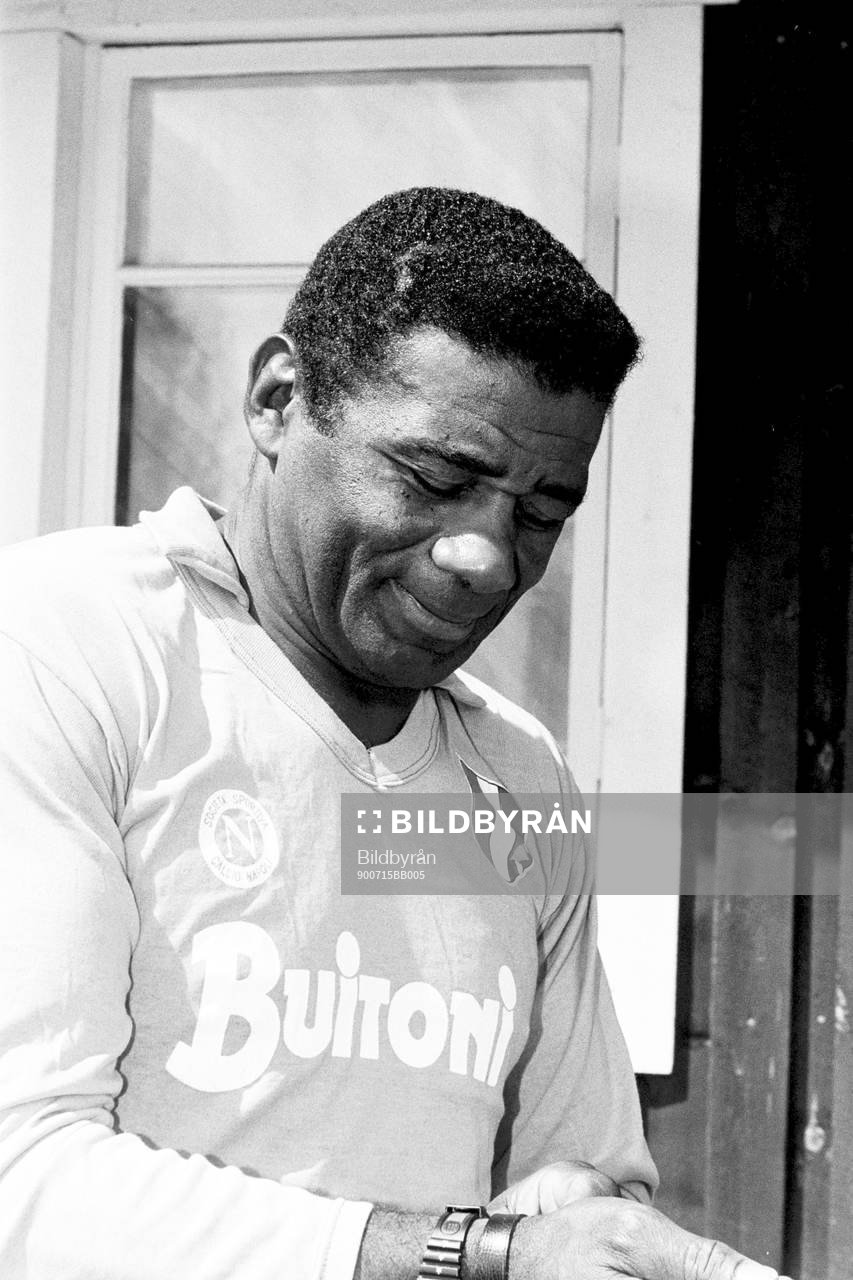 F.d boxningsvärldsmästaren Floyd Patterson på plats