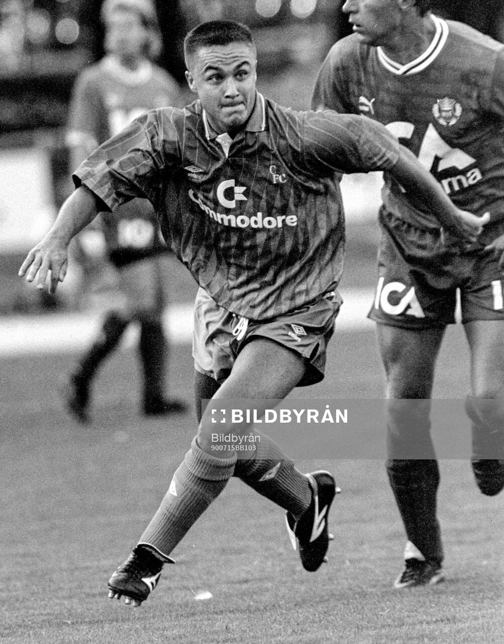 Football, Friendly Training Game 1990, Helsingborg -