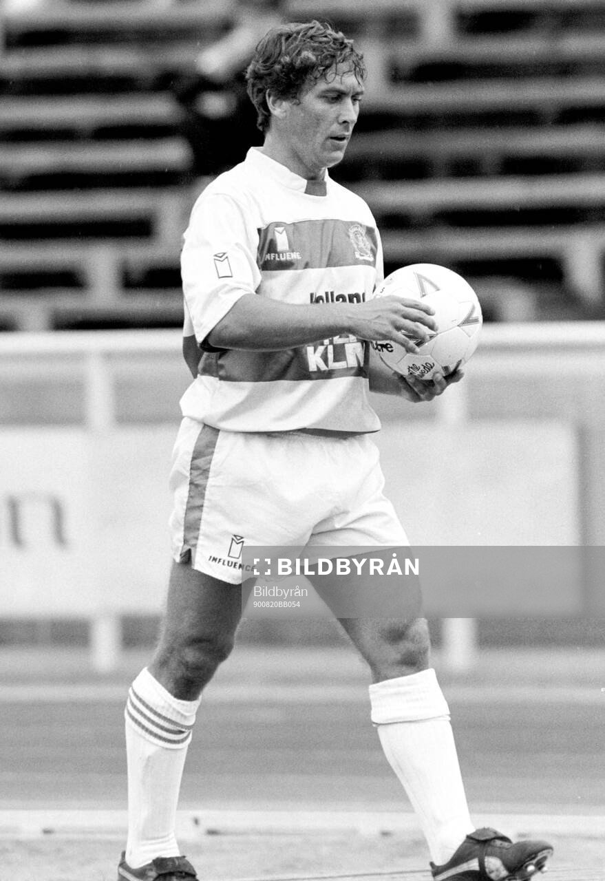 Football, Friendly training game, Trelleborg - Queens Park Rangers: Kenny Sansom of QPR.