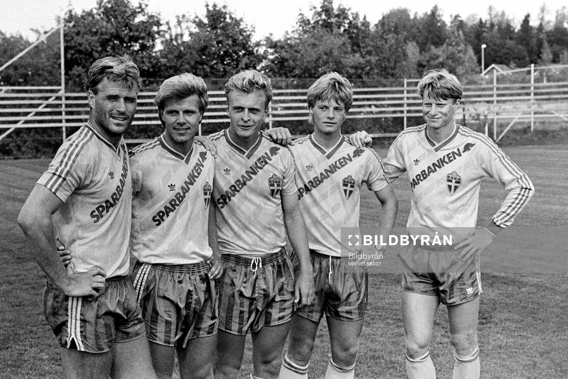 Glenn Hysén, Roland Nilsson, Jonas Thern, Stefan Schwarz