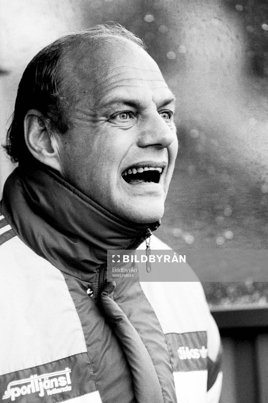 Fotboll, Div 2 Södra, IFK Hässleholm - Myresjö, 1-2: Göran Hagberg, tränare i Myresjö.