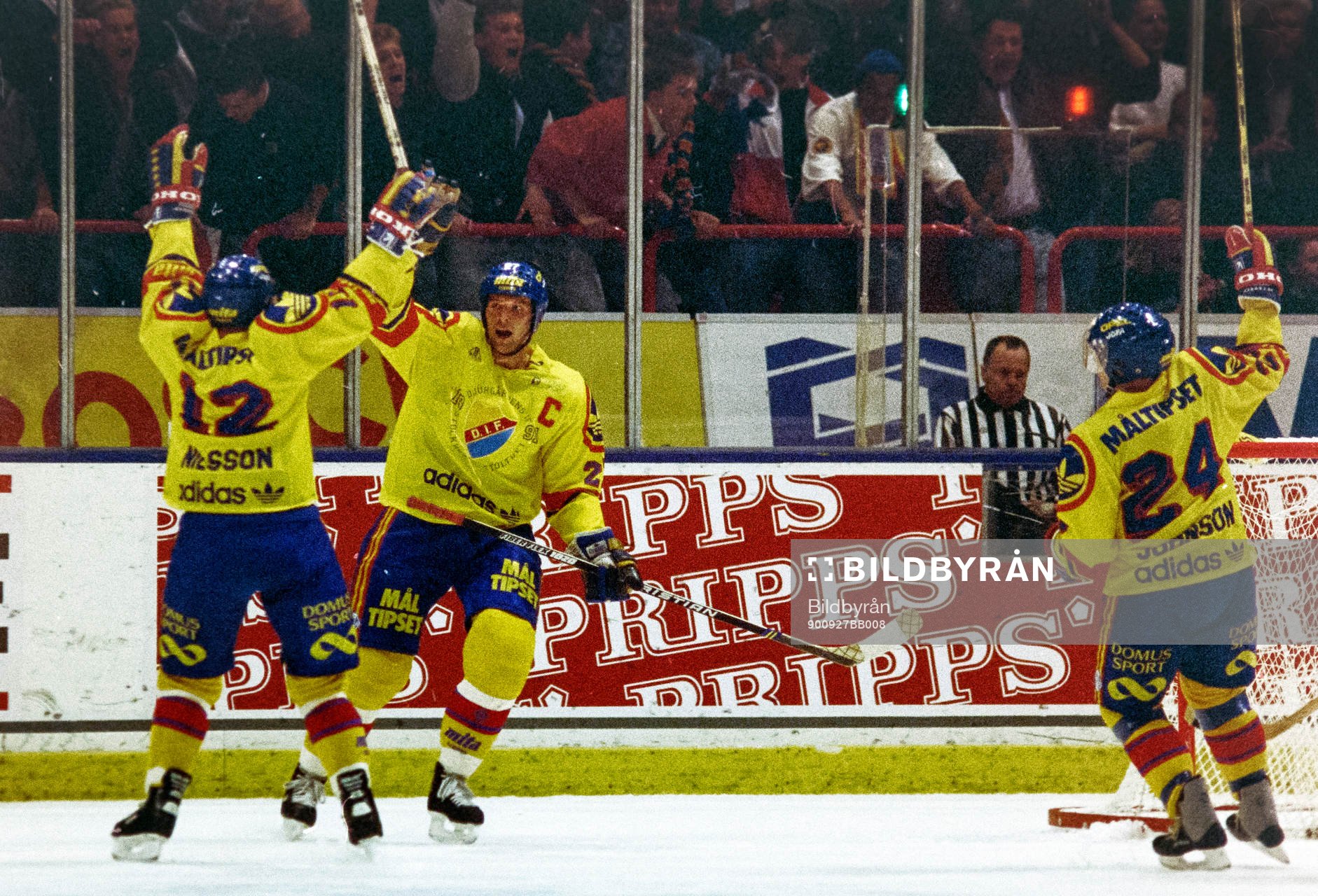 Peter Nilsson, Thomas Eriksson och Anders Johnson,
