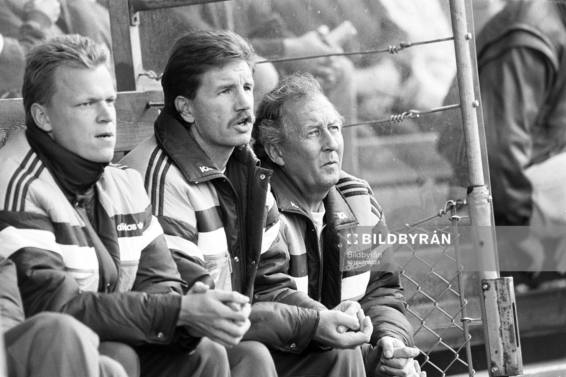 Jan Andersson, assisterande tränare, Stuart Baxter,
