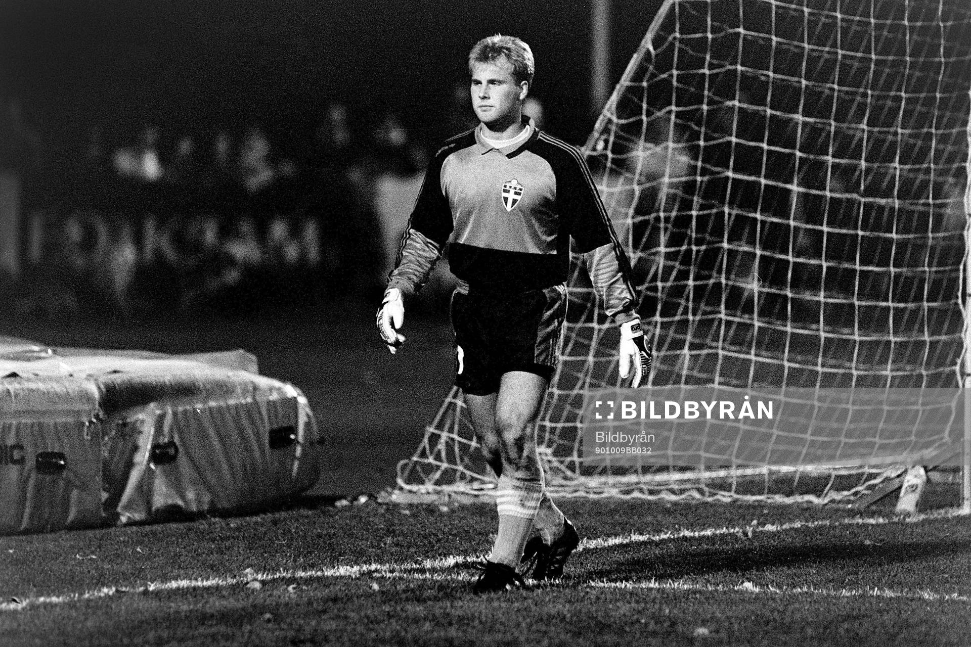 Jan Ekholm, målvakt i Sverige