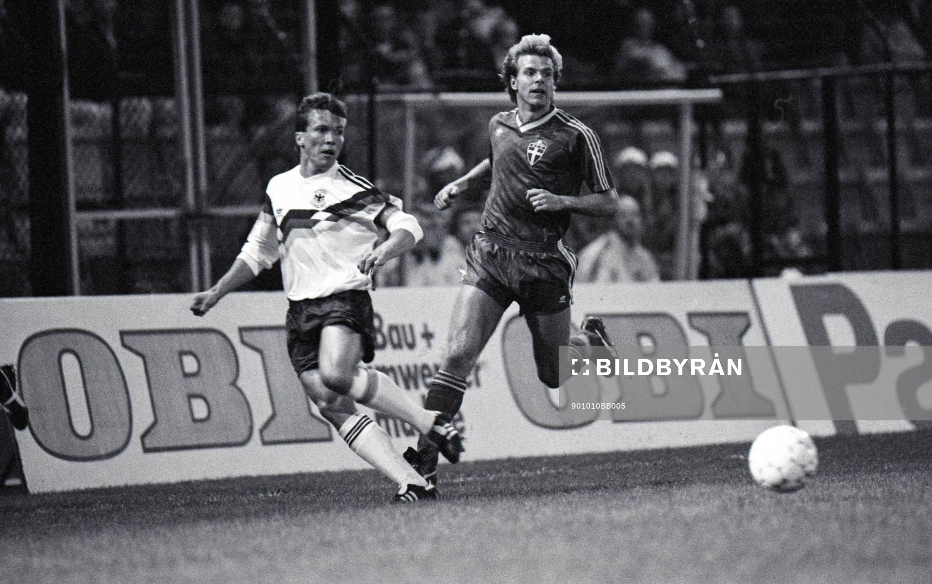 Lothar Matthäus och Roland Nilsson