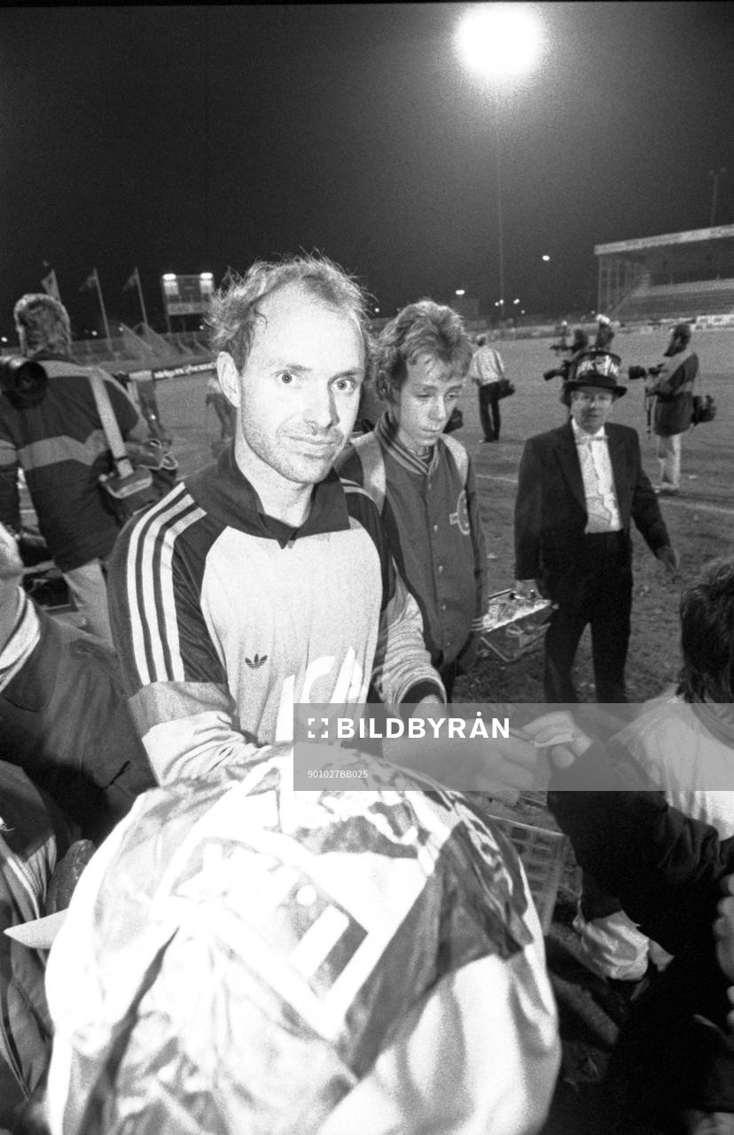  Thomas Ravelli, målvakt, Göteborg efter matchen.