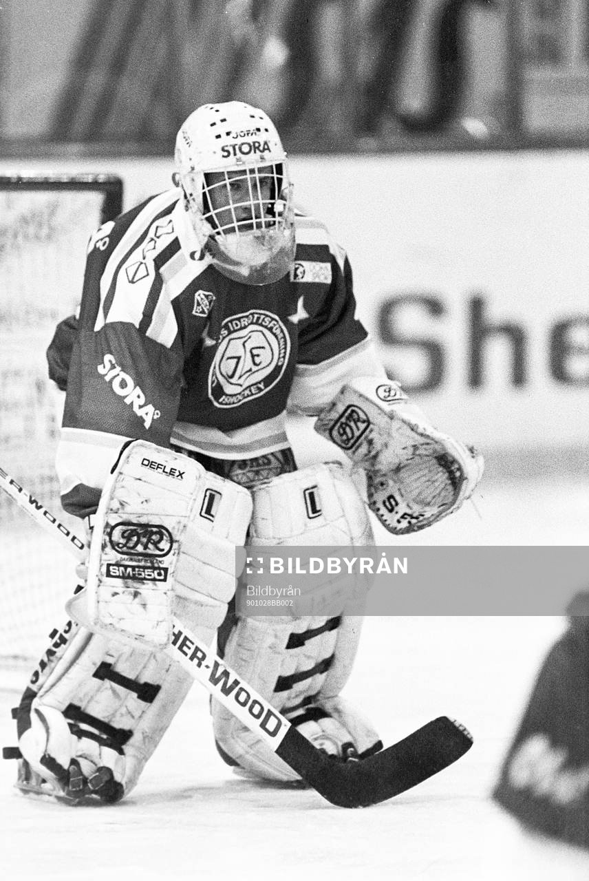 Olow Sundström, målvakt i Leksand