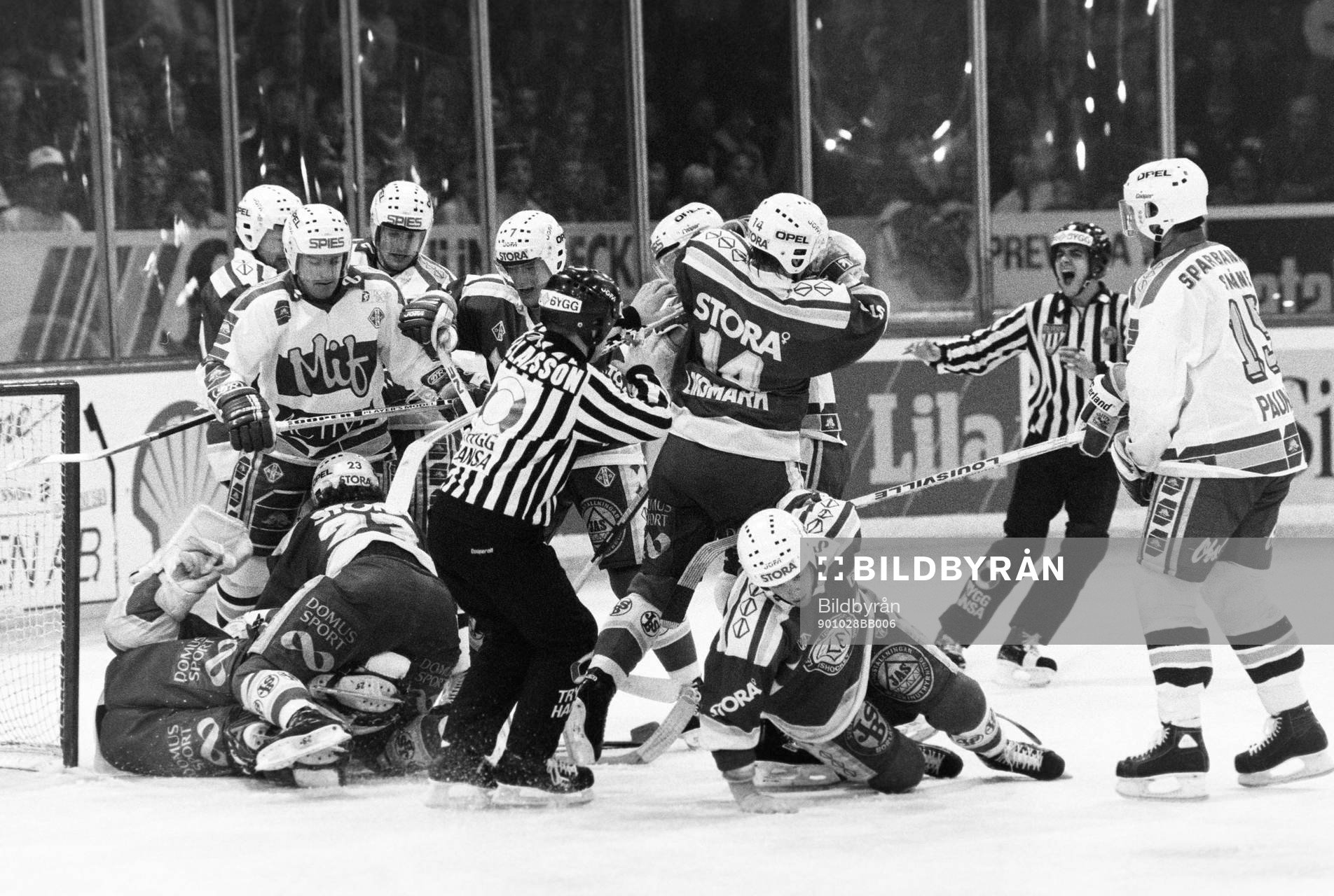 Stort bråk med leksands Örjan Lindmark i mitten