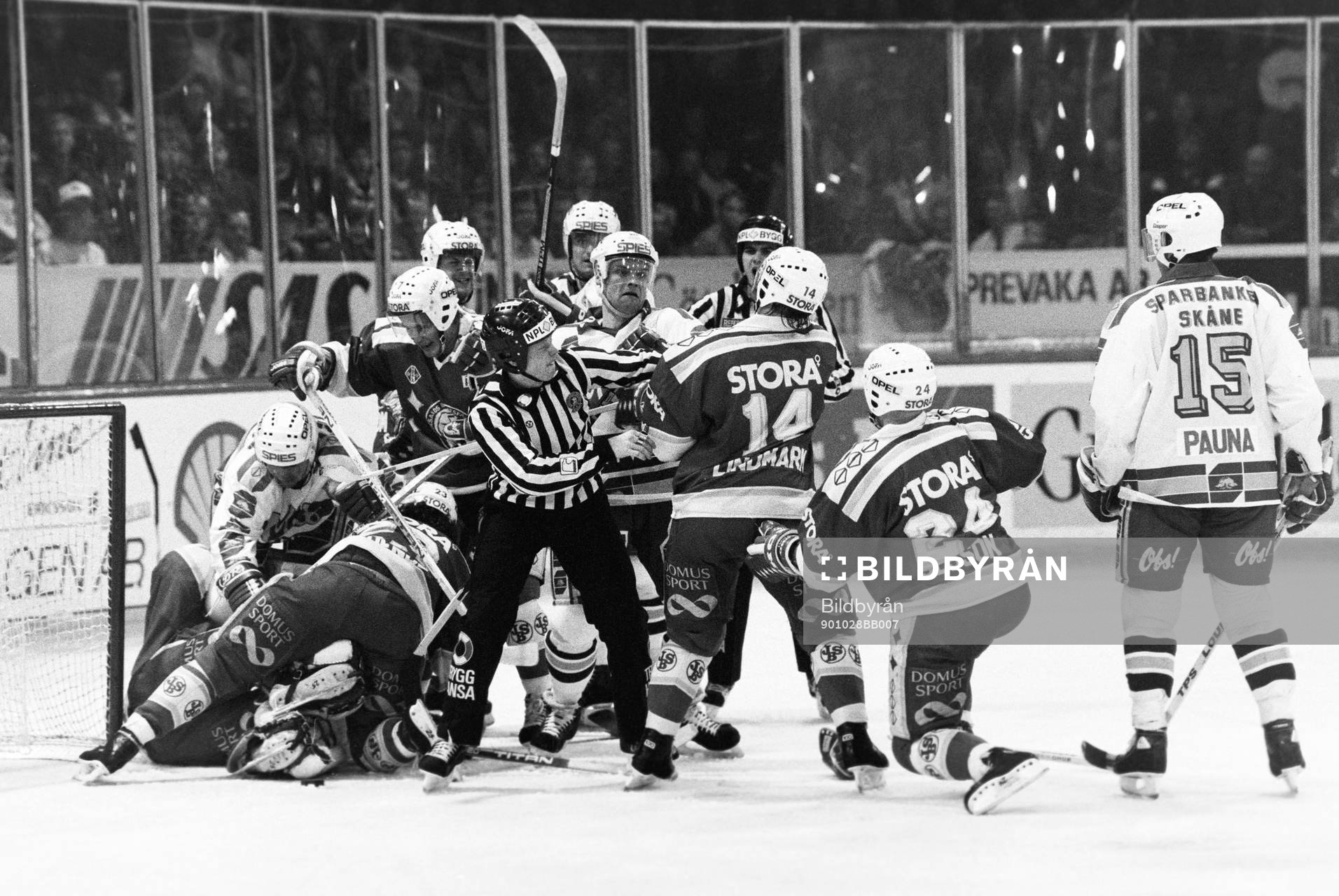 Stort bråk med leksands Örjan Lindmark i mitten