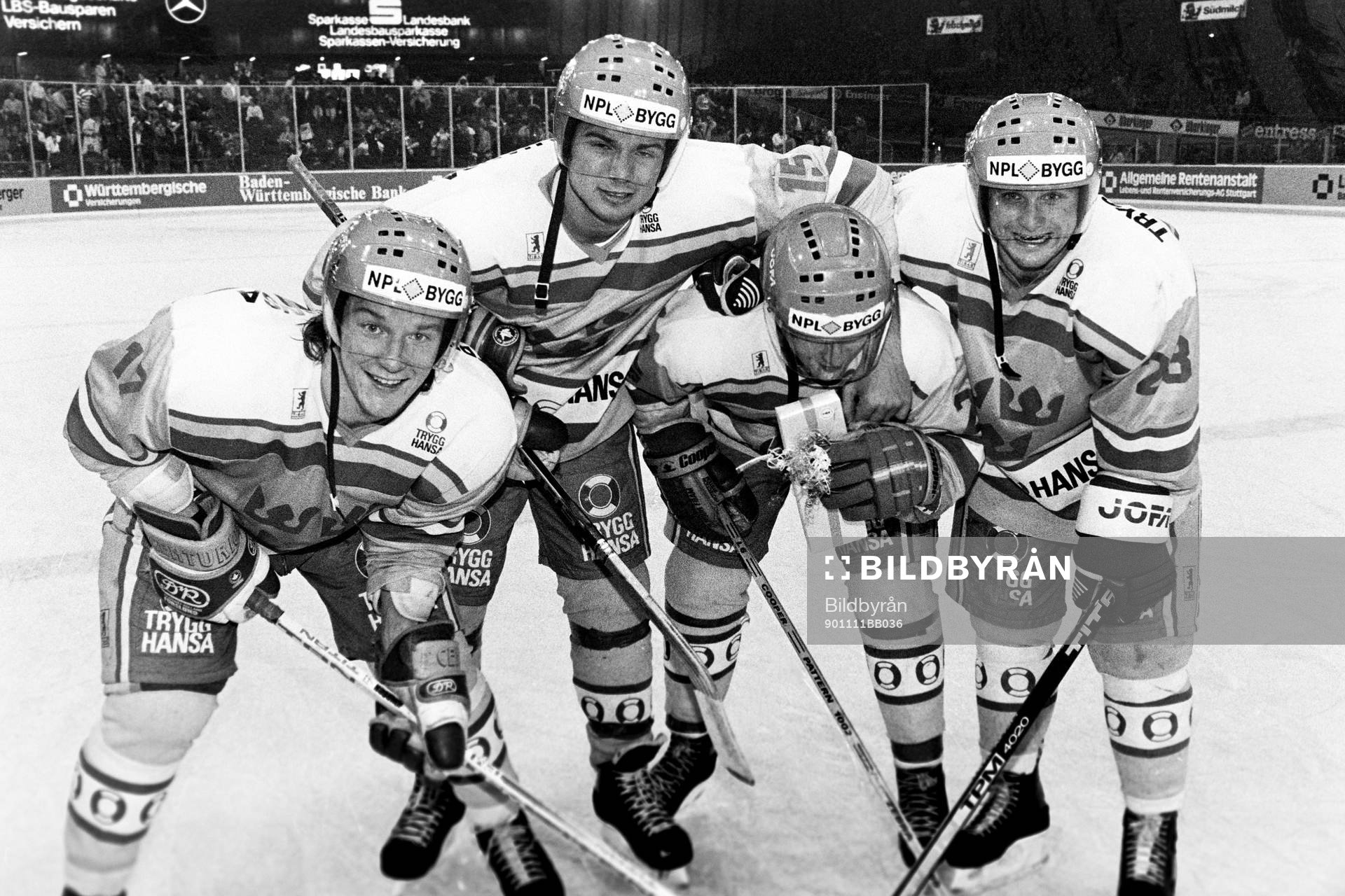 Tomas Forslund, Patrik Carnbäck, Mikael Johansson och Jan