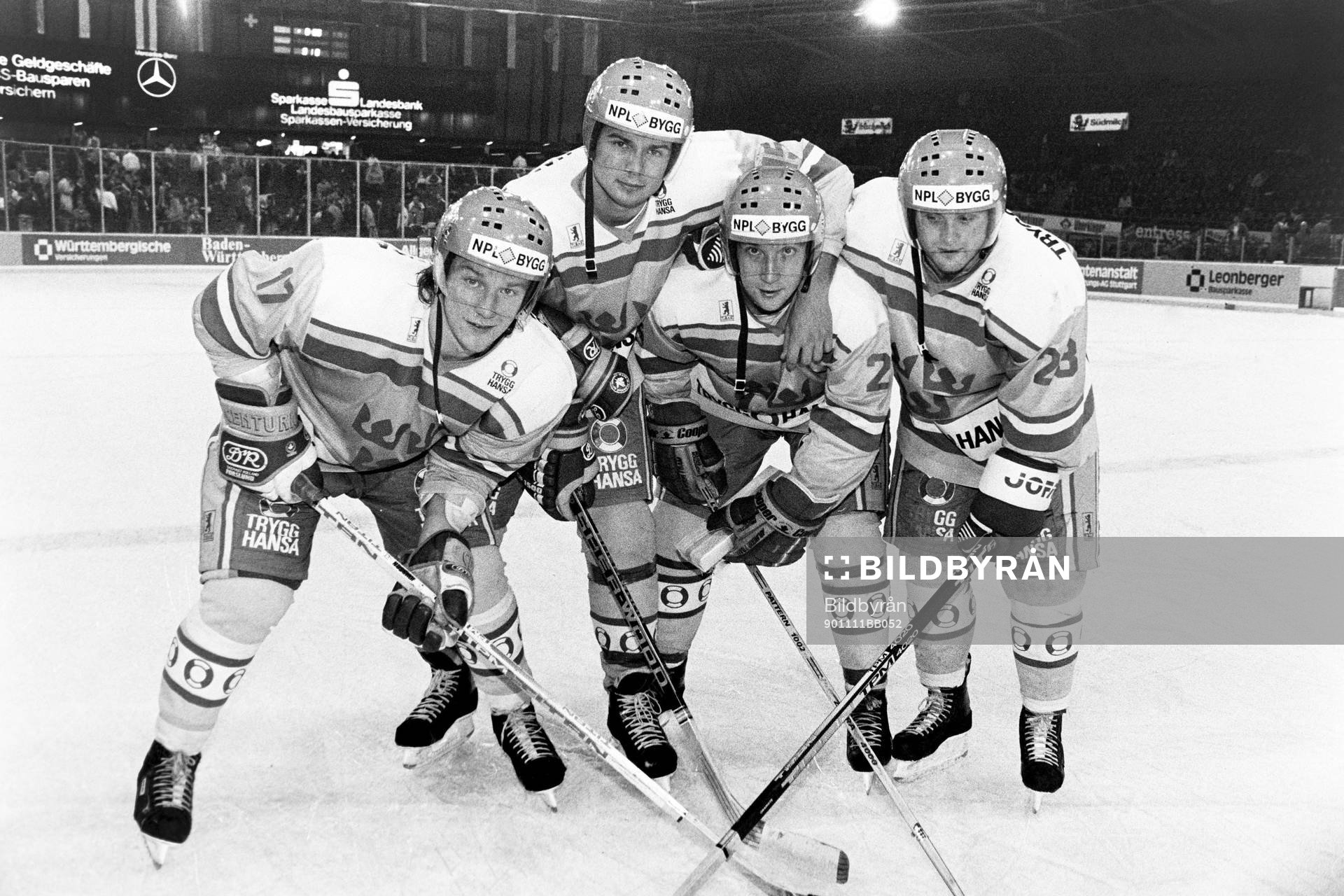 Tomas Forslund, Patrik Carnbäck, Mikael Johansson och Jan