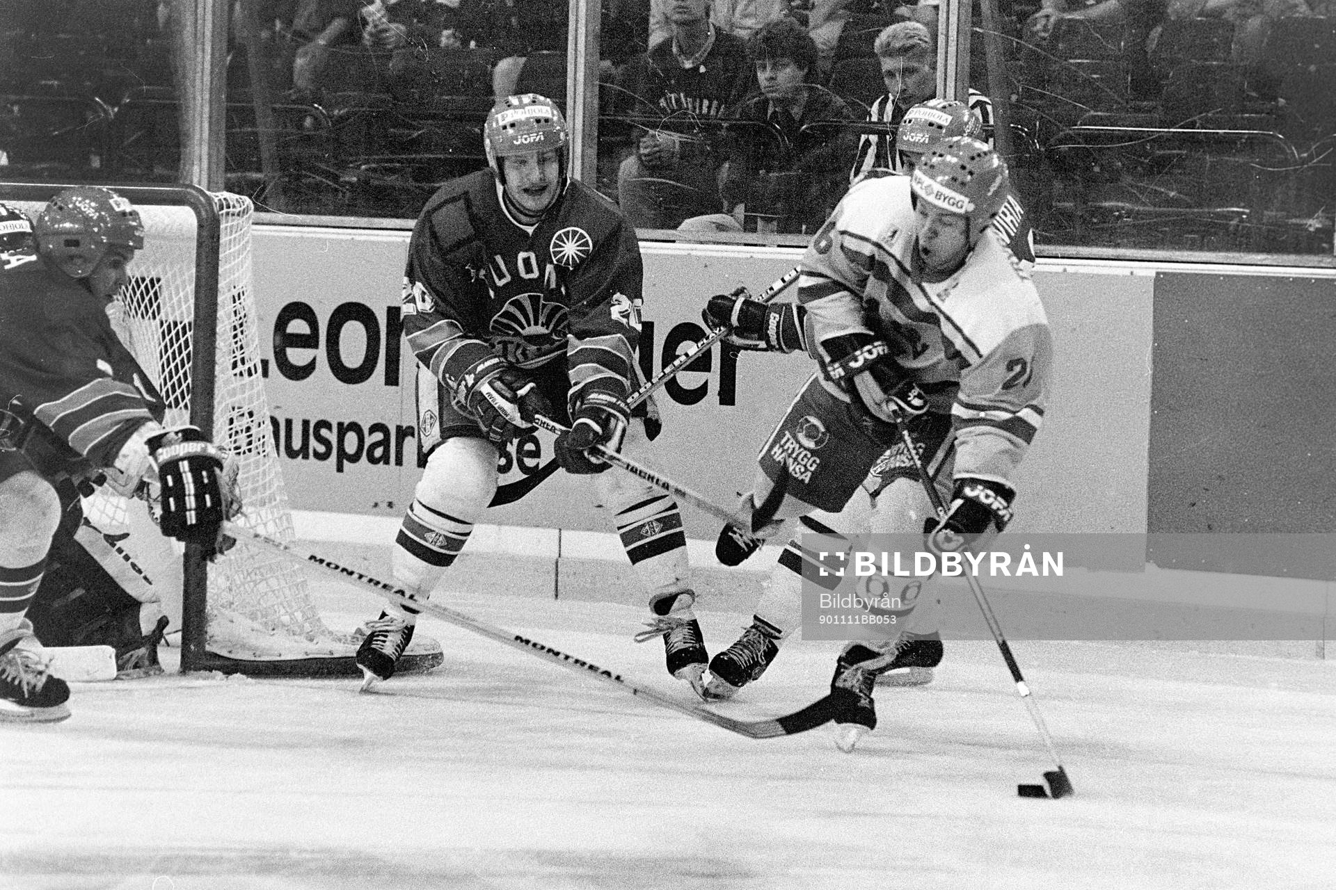Anders Huss, Sverige i matchen mot Finland