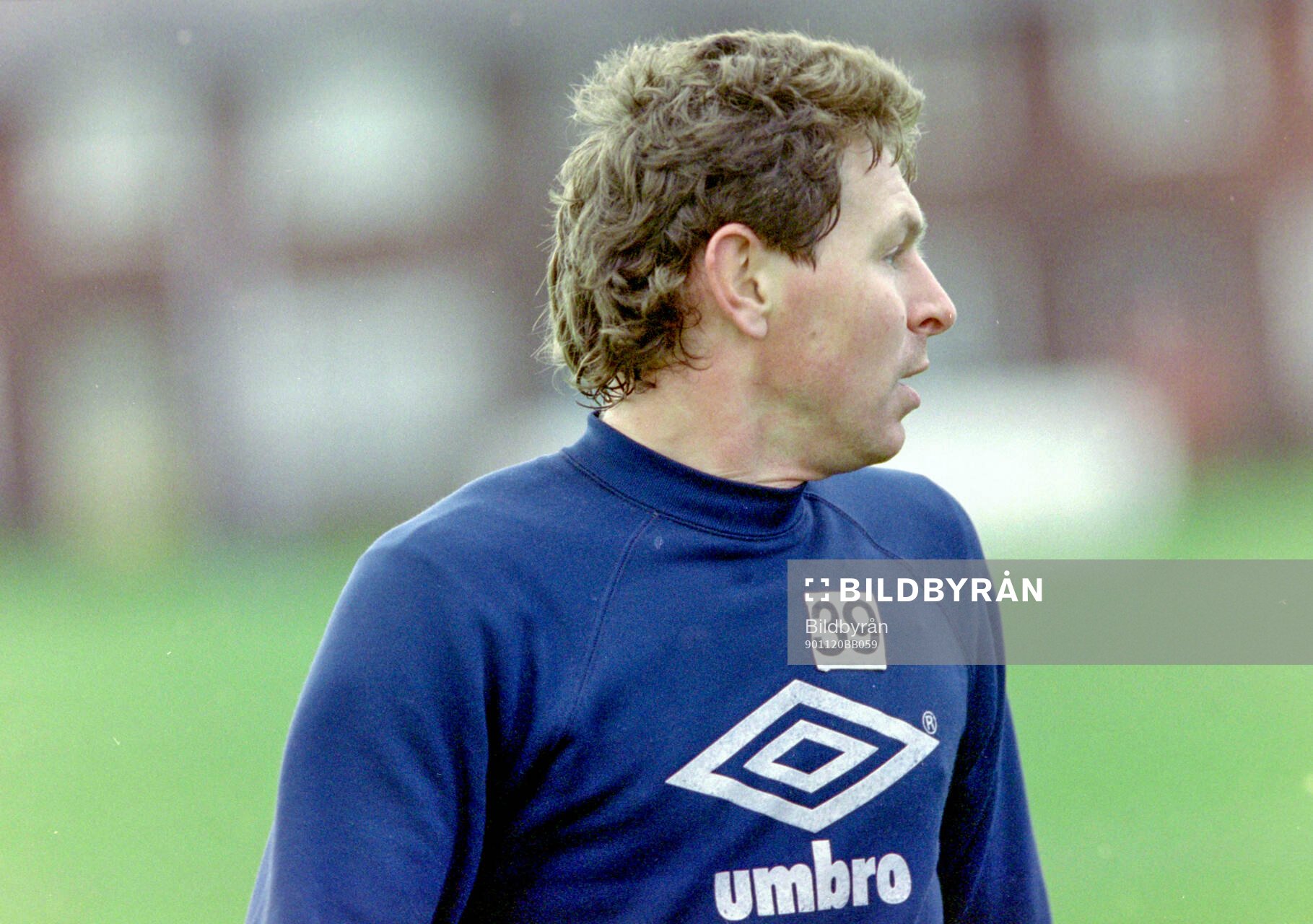 Football, Barclays League Division 1, England,  Manchester City, Training: Clive Allen during a training session. 