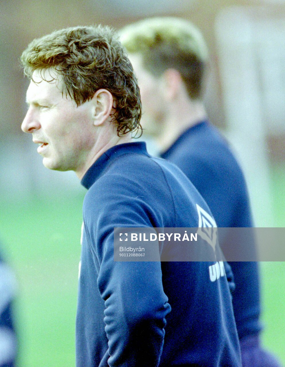 Football, Barclays League Division 1, England,  Manchester City, Training: Clive Allen during a training session. 