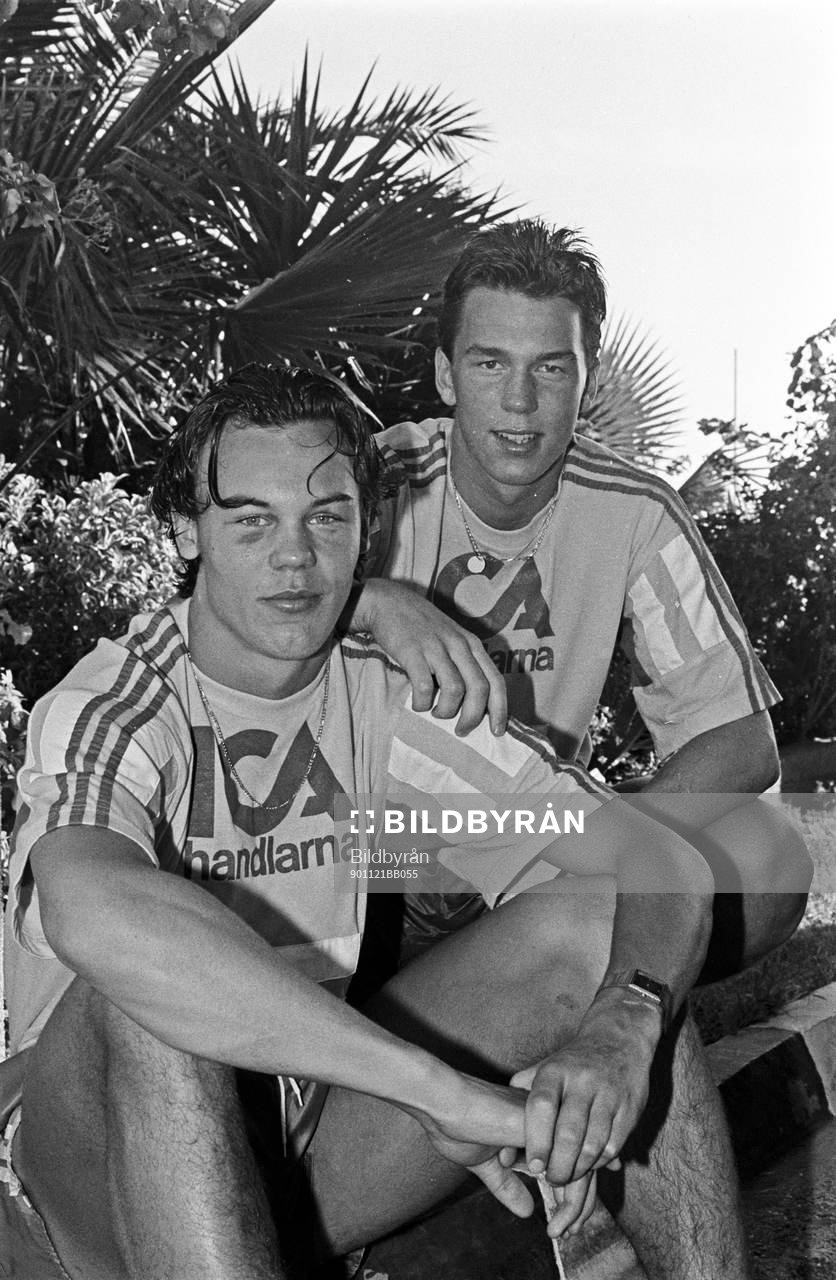 Joachim Björklund och Patrik Andersson, Sverige
