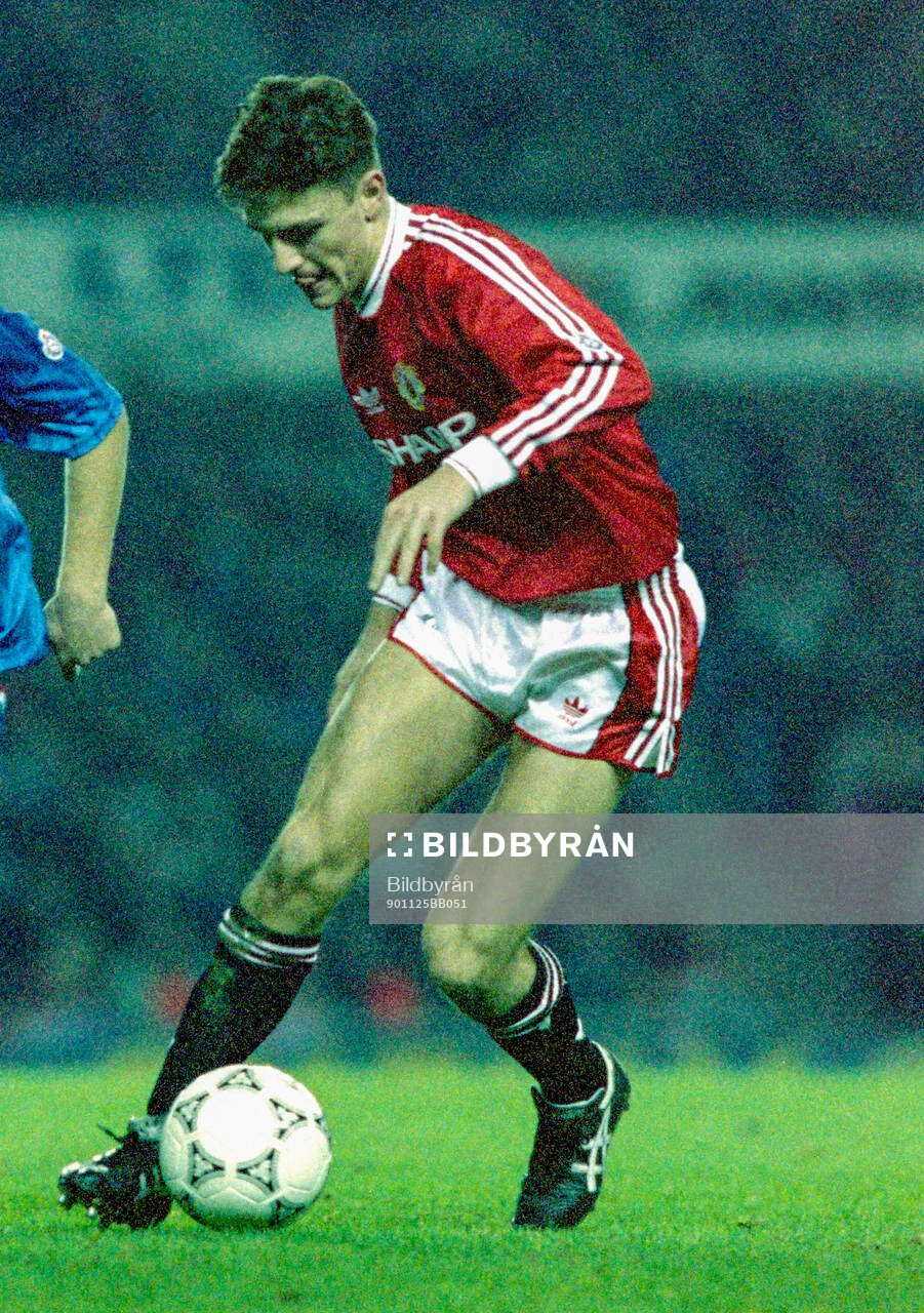 Football, Barclays League Division 1, England, Manchester United - Chelsea: Manchester Uniteds Lee Sharpe.