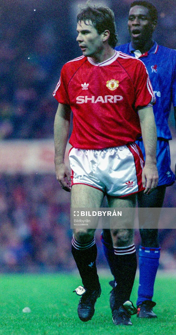 Football, Barclays League Division 1, England, Manchester United - Chelsea: Manchester Uniteds Brian McClair.