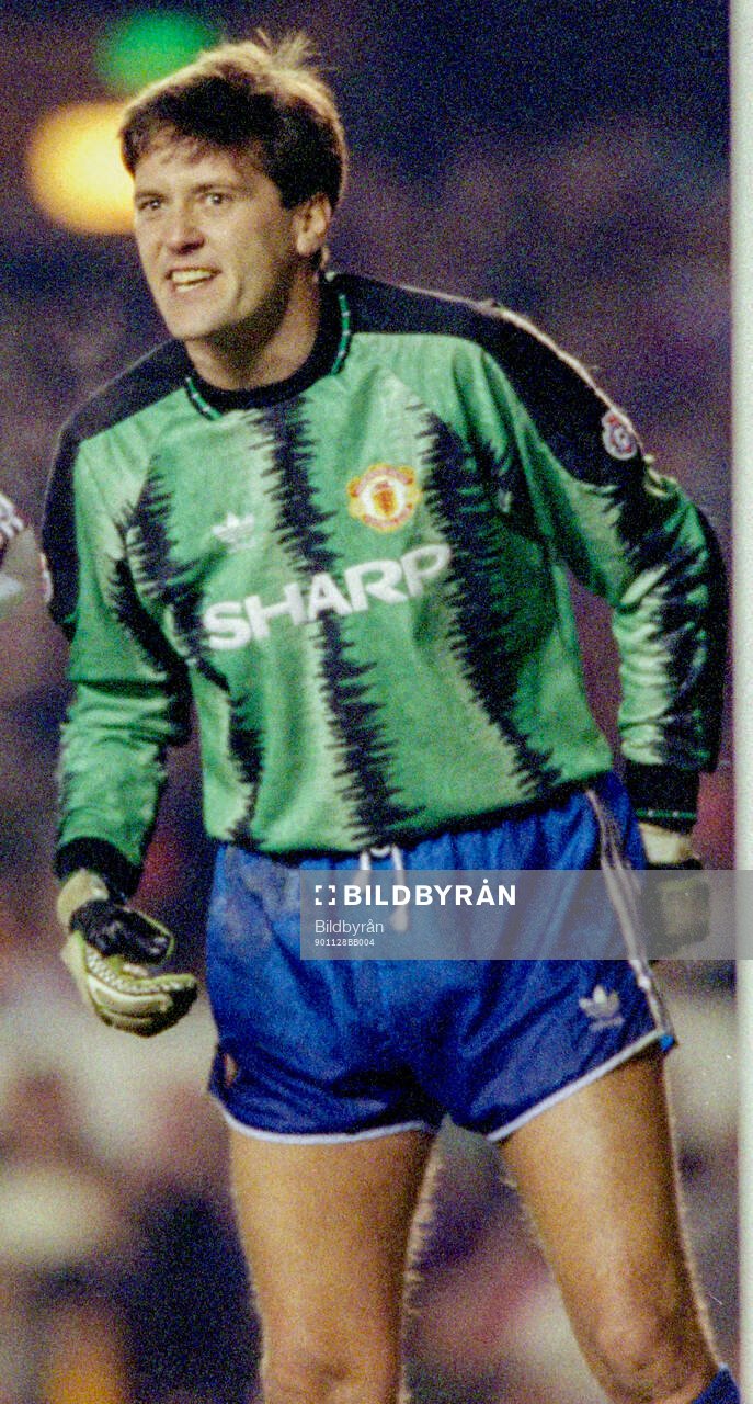 Football, English League Cup 1990-1991, Round of 16, Arsenal - Manchester United: Manchester Uniteds goalkeeper Les Sealey.