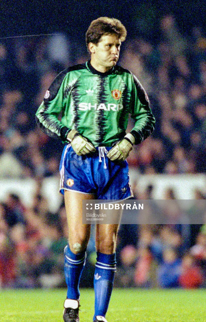Football, English League Cup 1990-1991, Round of 16, Arsenal - Manchester United: Manchester Uniteds goalkeeper Les Sealey.