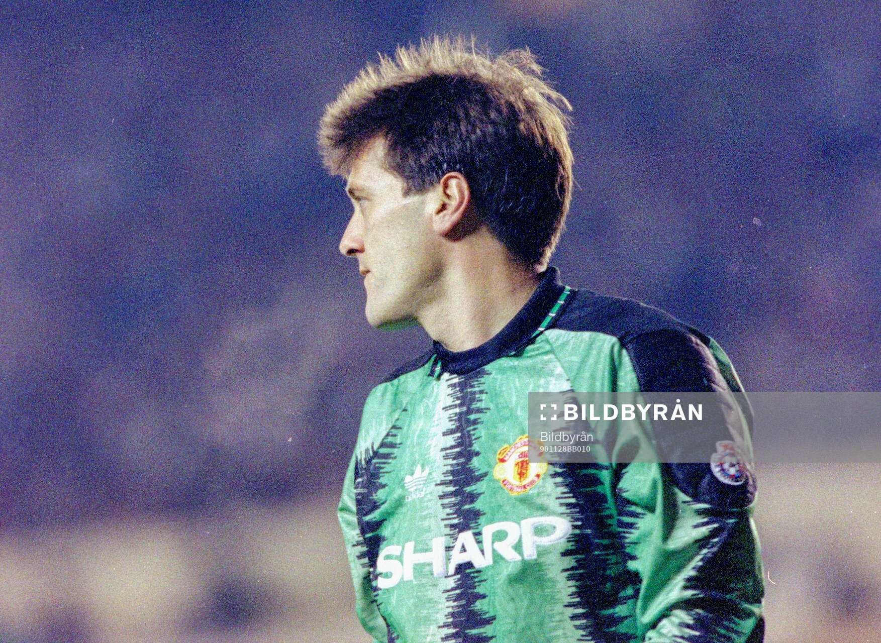 Football, English League Cup 1990-1991, Round of 16, Arsenal - Manchester United: Manchester Uniteds goalkeeper Les Sealey.