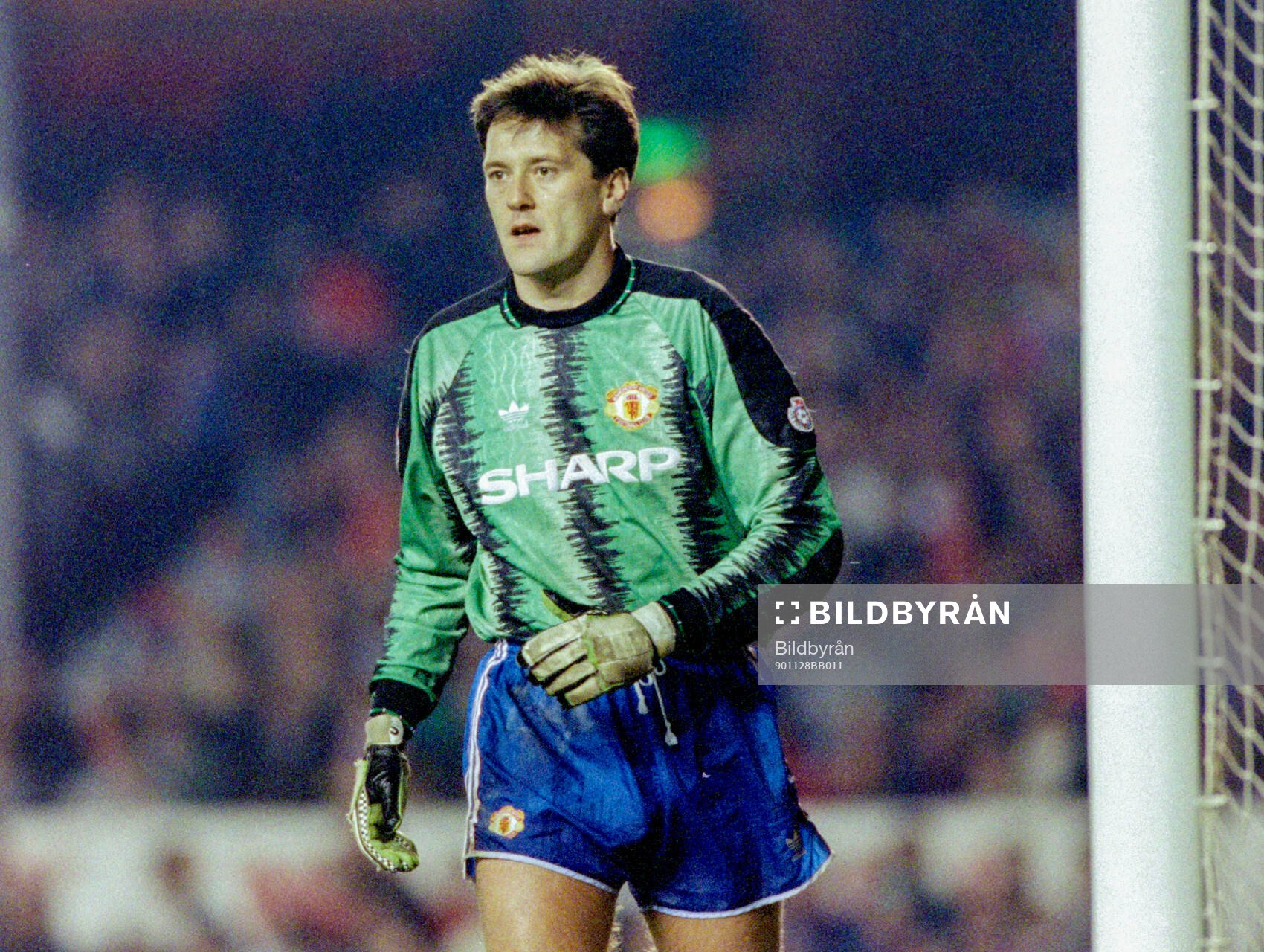 Football, English League Cup 1990-1991, Round of 16, Arsenal - Manchester United: Manchester Uniteds goalkeeper Les Sealey.