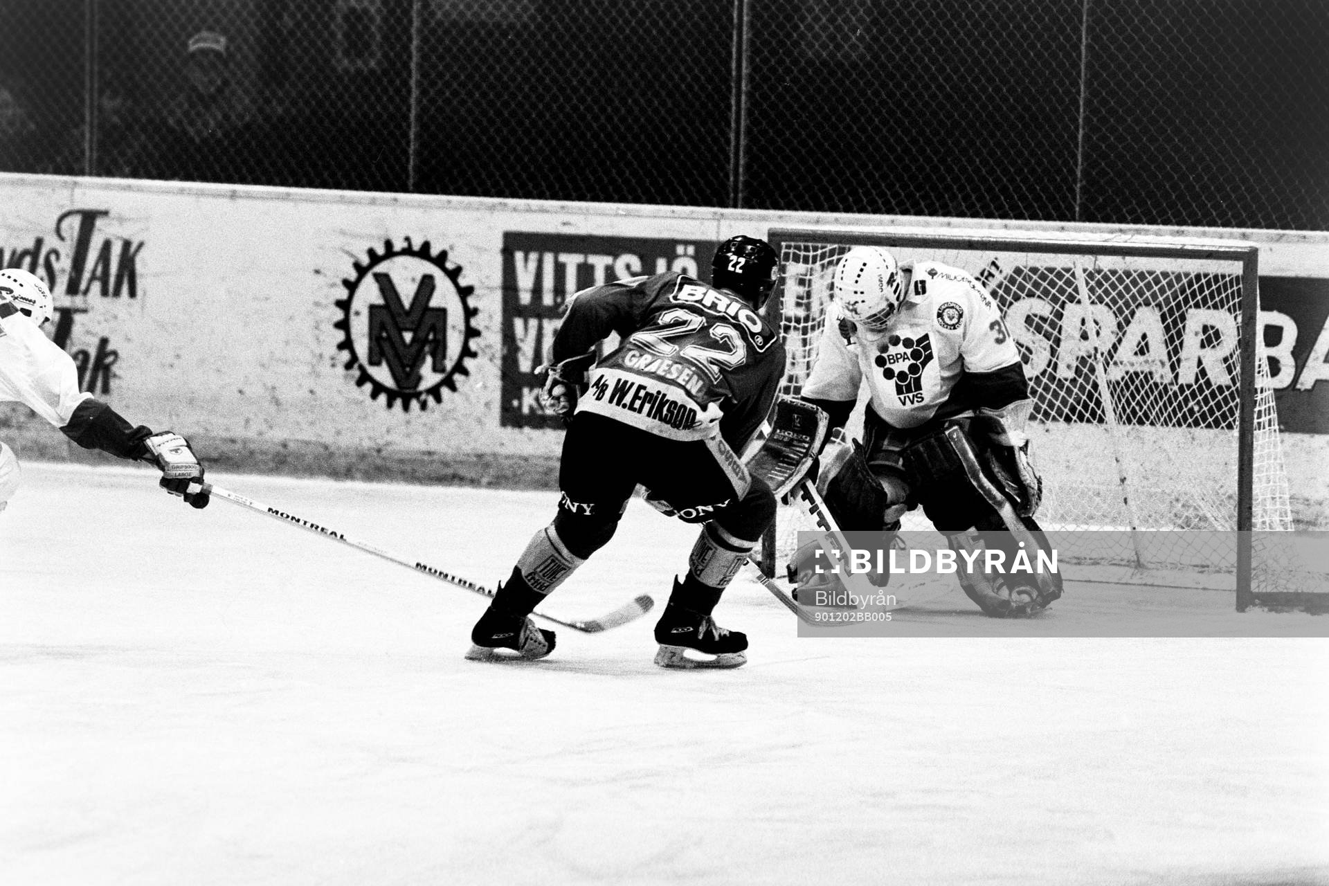 Mats Graesén, Osby fri med Peter Andersson, målvakt i