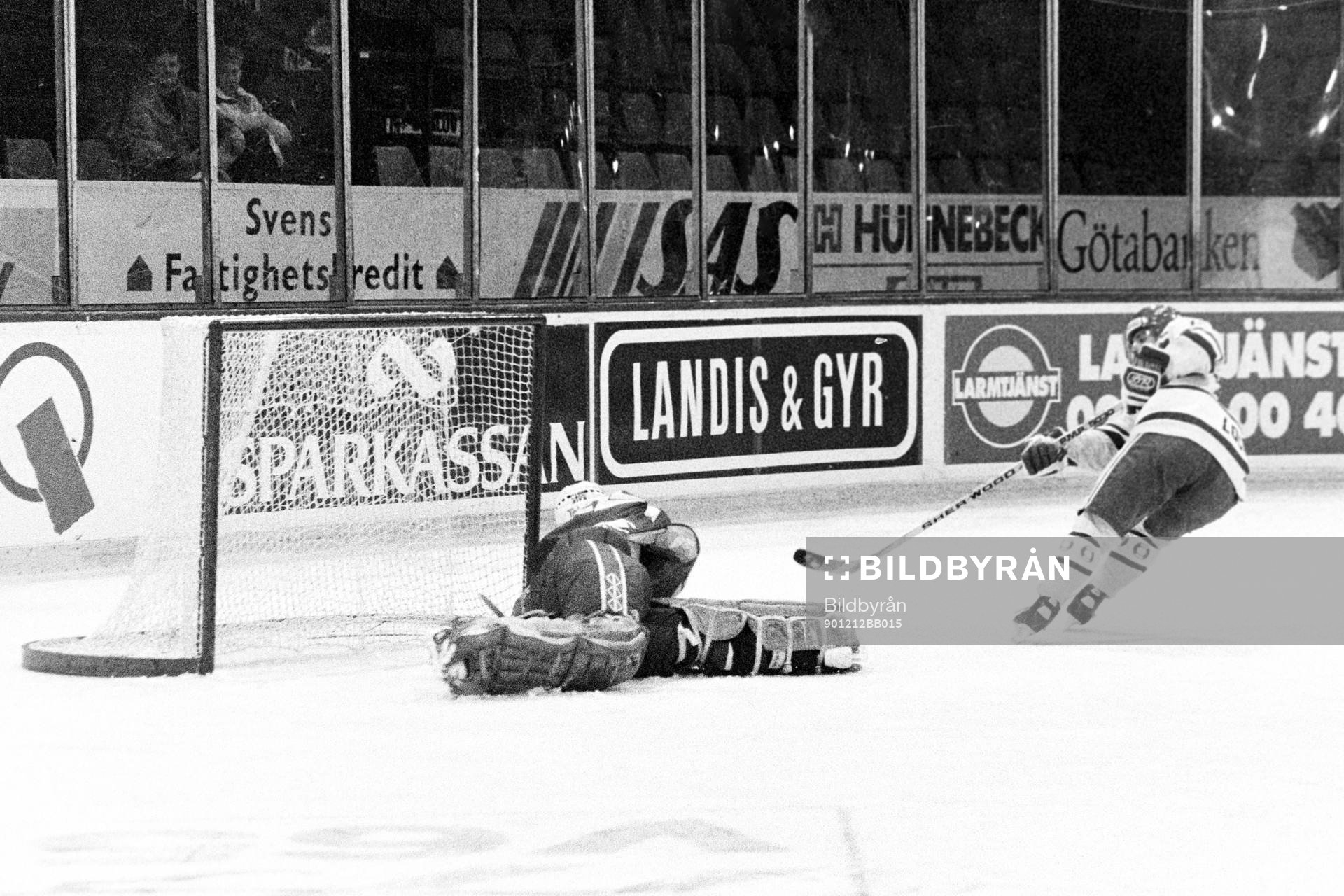 Håkan Loob, Sverige fri med norges målvakt