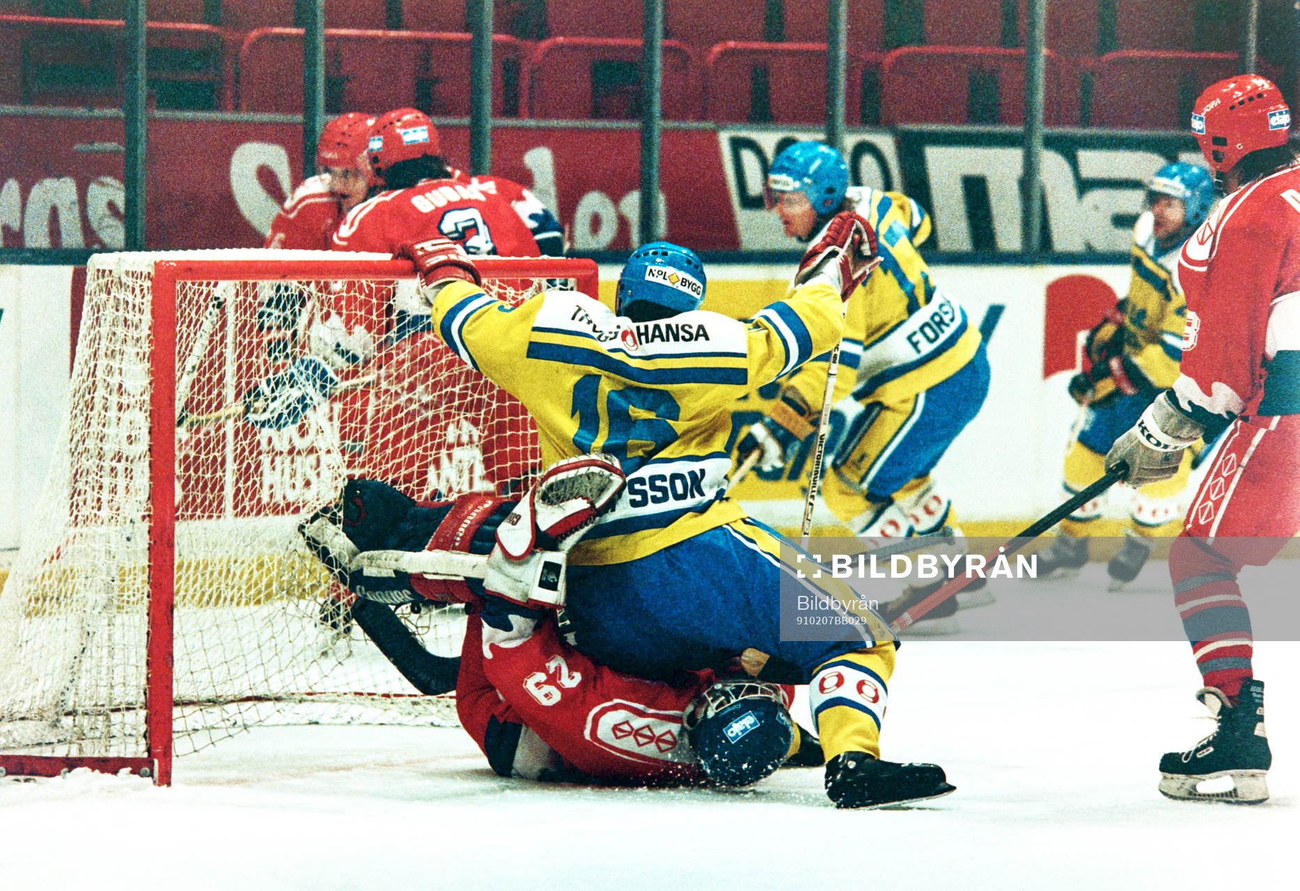 Ishockey, Sweden Hockey Games, Sverige - Tjeckoslovakien,