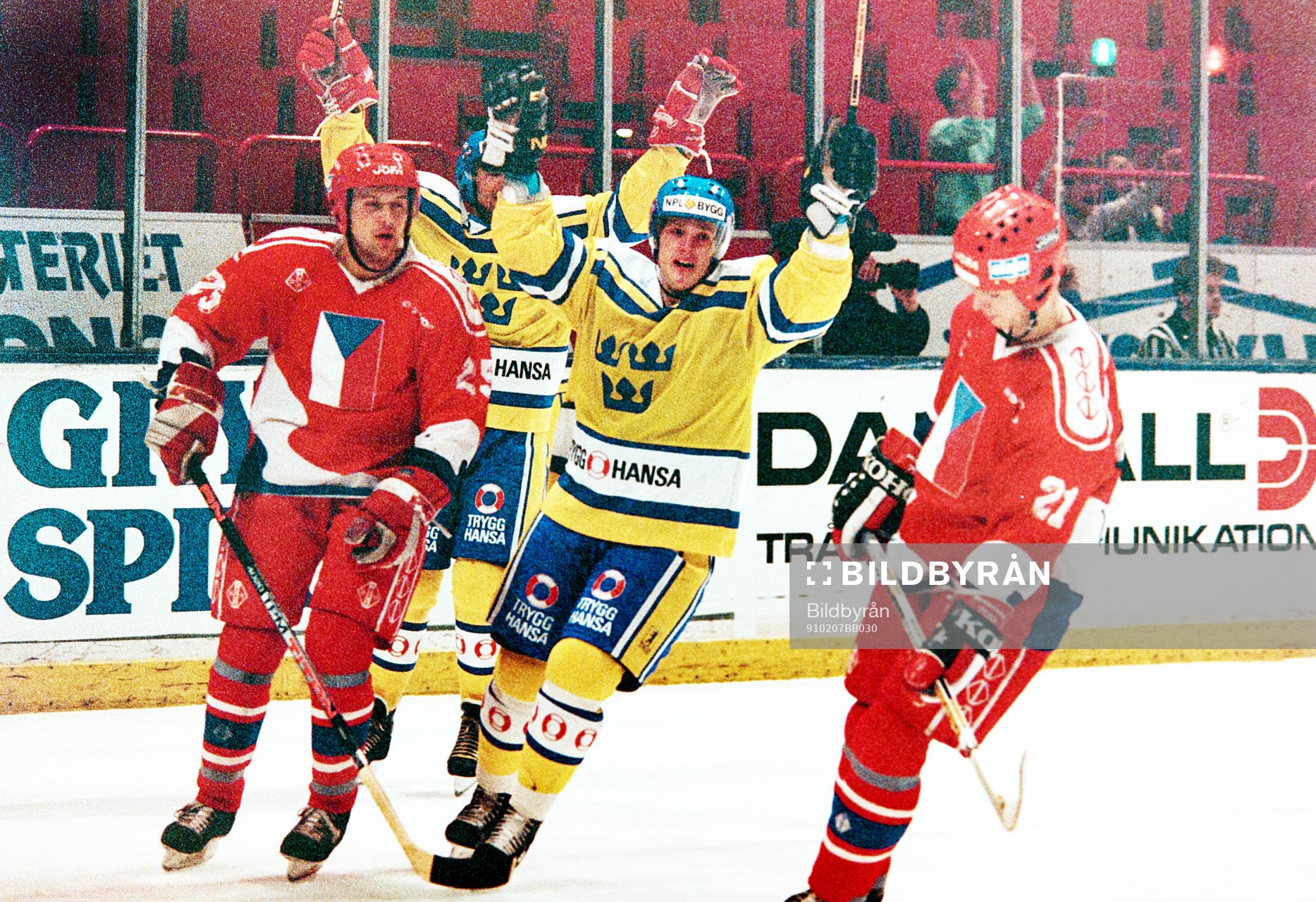 Ishockey, Sweden Hockey Games, Sverige - Tjeckoslovakien,