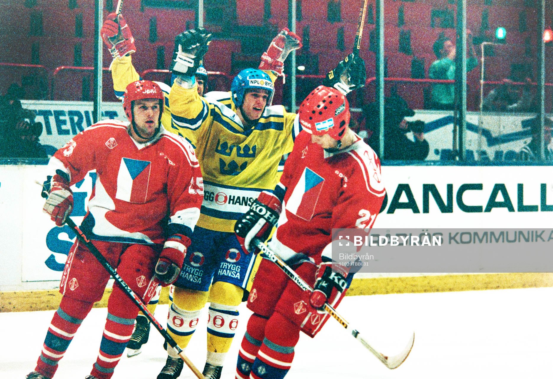 Ishockey, Sweden Hockey Games, Sverige - Tjeckoslovakien,