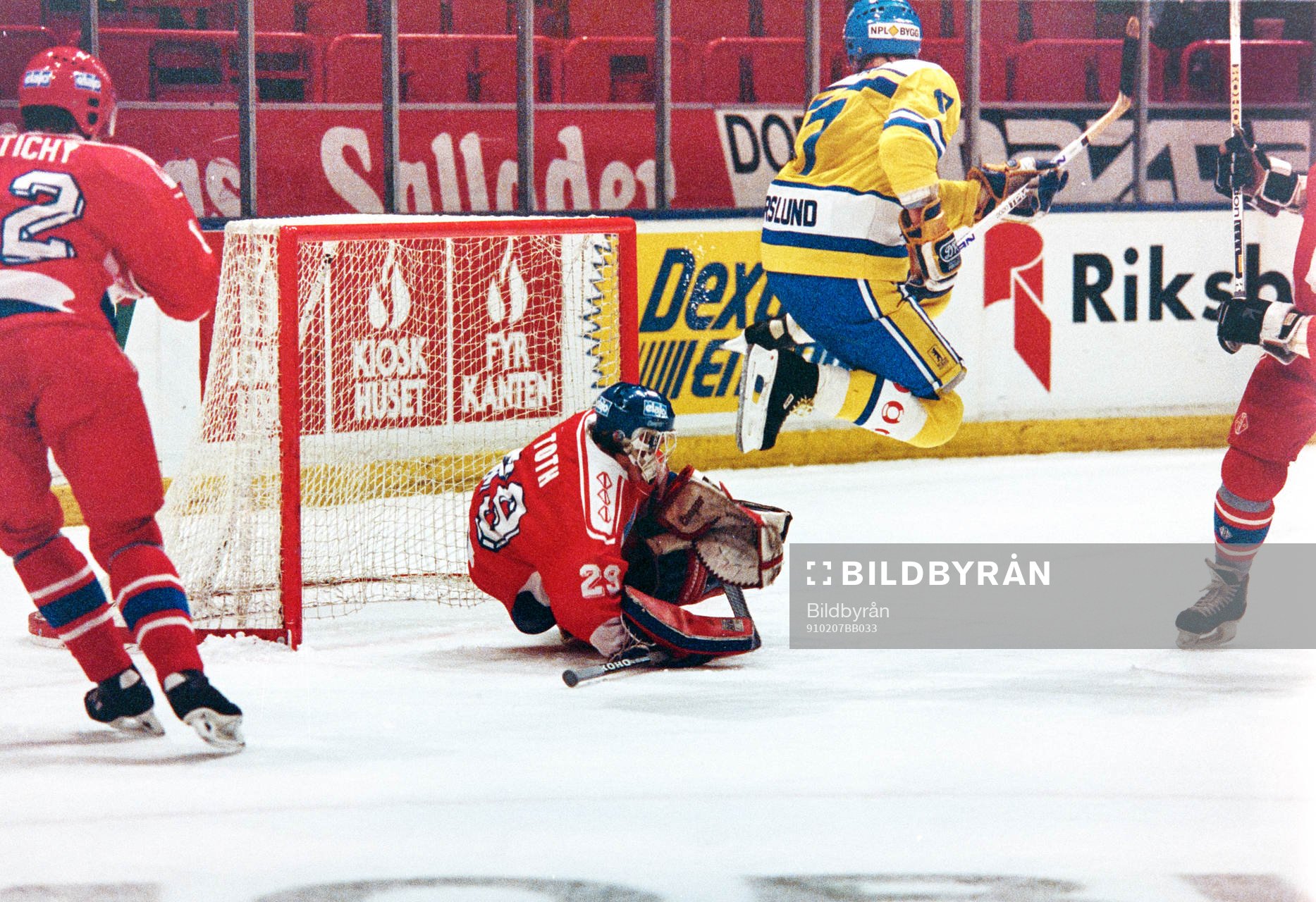 Ishockey, Sweden Hockey Games, Sverige - Tjeckoslovakien,