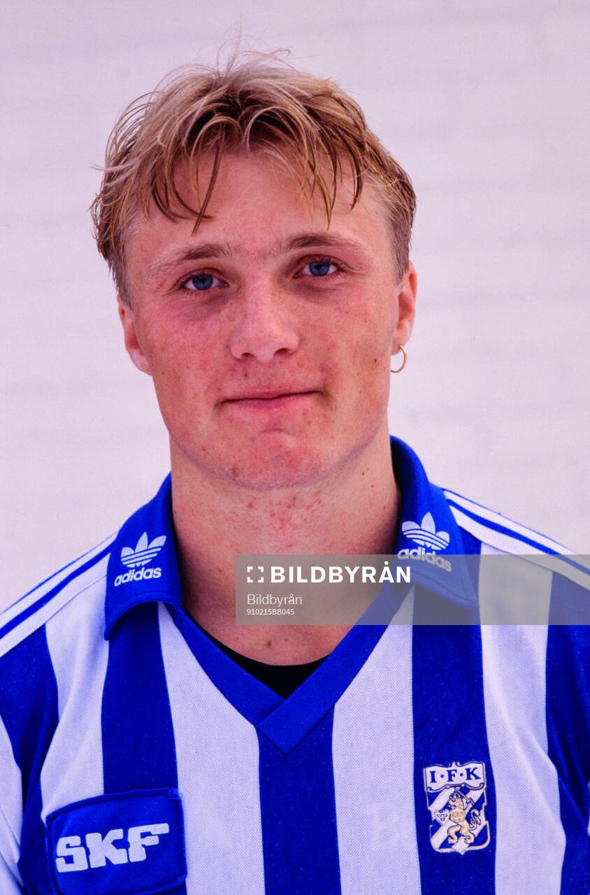 Fotboll, Allsvenskan, IFK Göteborg, Förhands: Magnus ”Ölme” Johansson.
