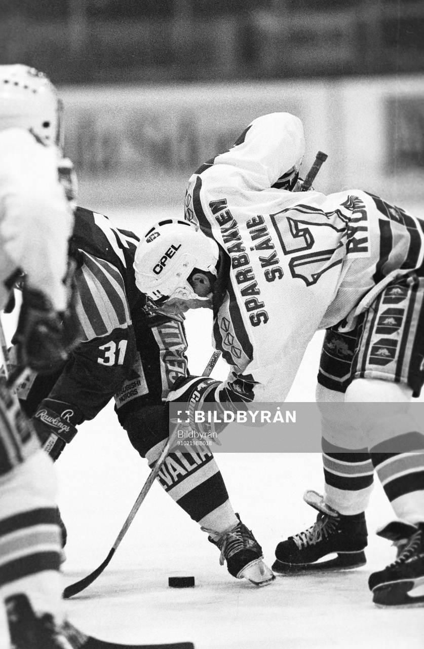 Peter Larsson, Brynäs Daniel Rydmark, Malmö i en tekning
