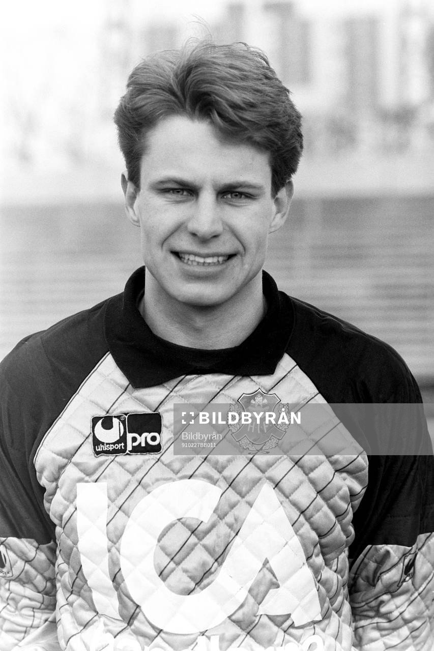 Fotboll, Div 1 Södra, Helsingborg: Petri Jakonen, målvakt.