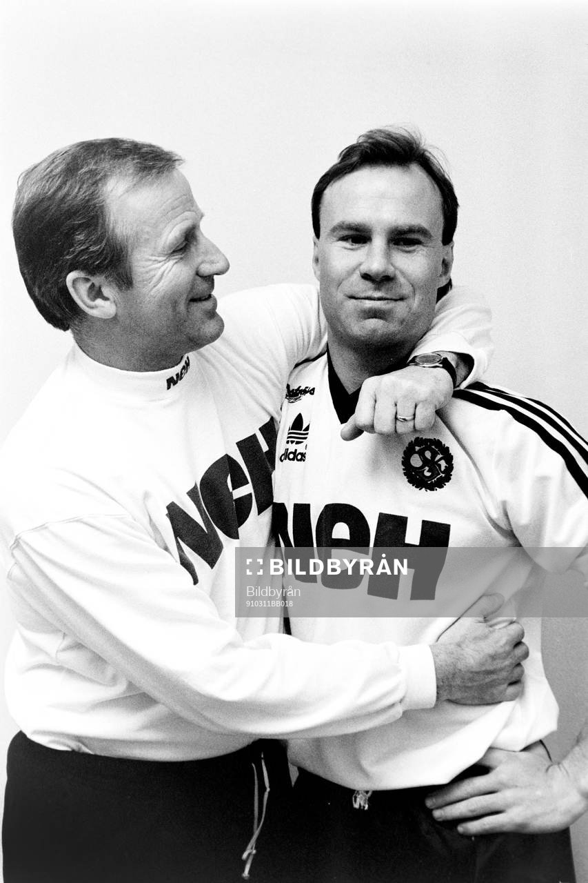 Rolf Zetterlund, tränare och Hans Holmqvist, Örebro