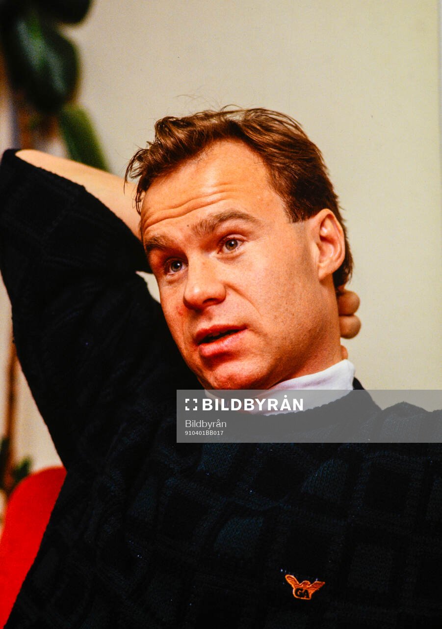 Fotboll, förhands, inför Allsvenskan 1991: Örebros Hans Holmqvist.