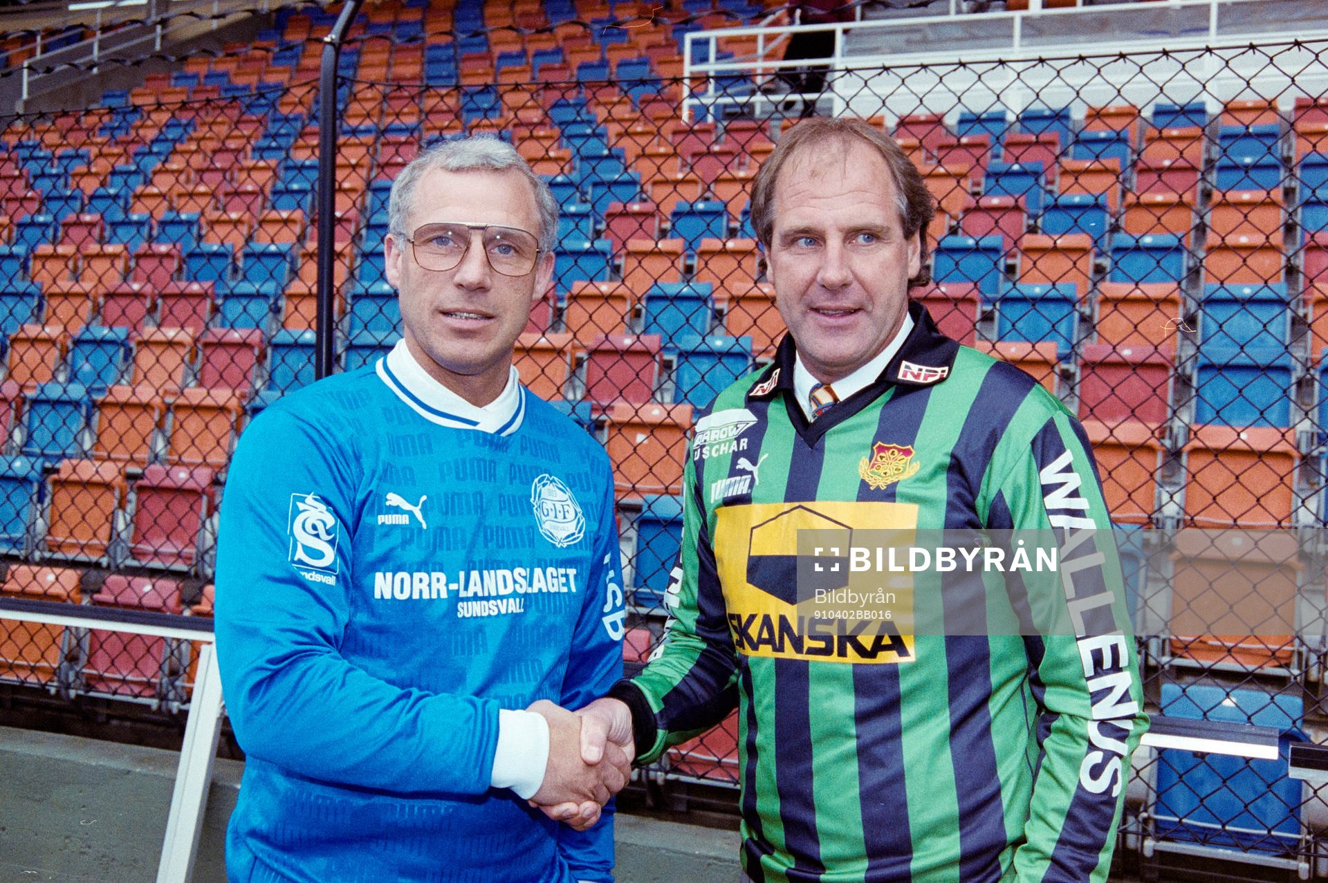 Jan Mattsson, GIF Sundsvall och Bengt Kristensson, GAIS