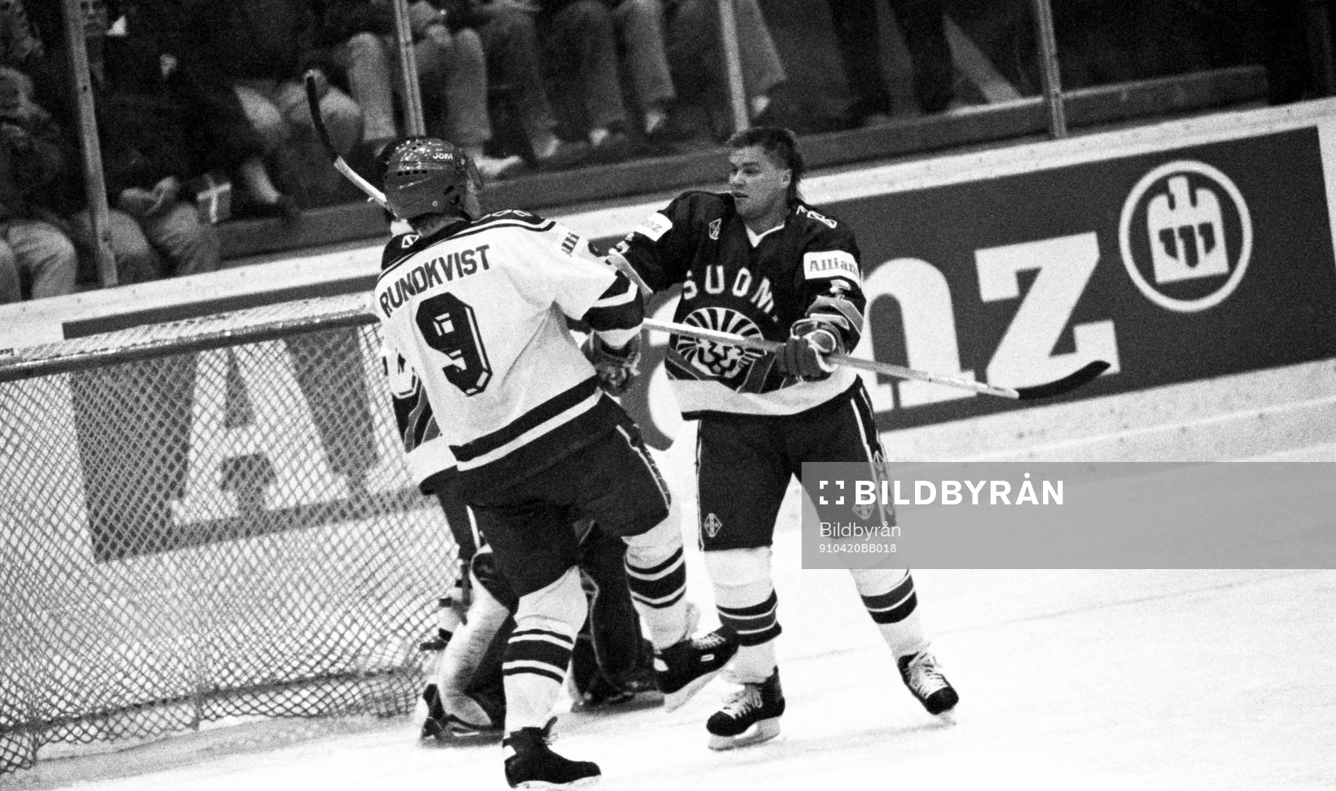 Thomas Rundqvist, Sverige slåss med Timo Jutila, Finland
